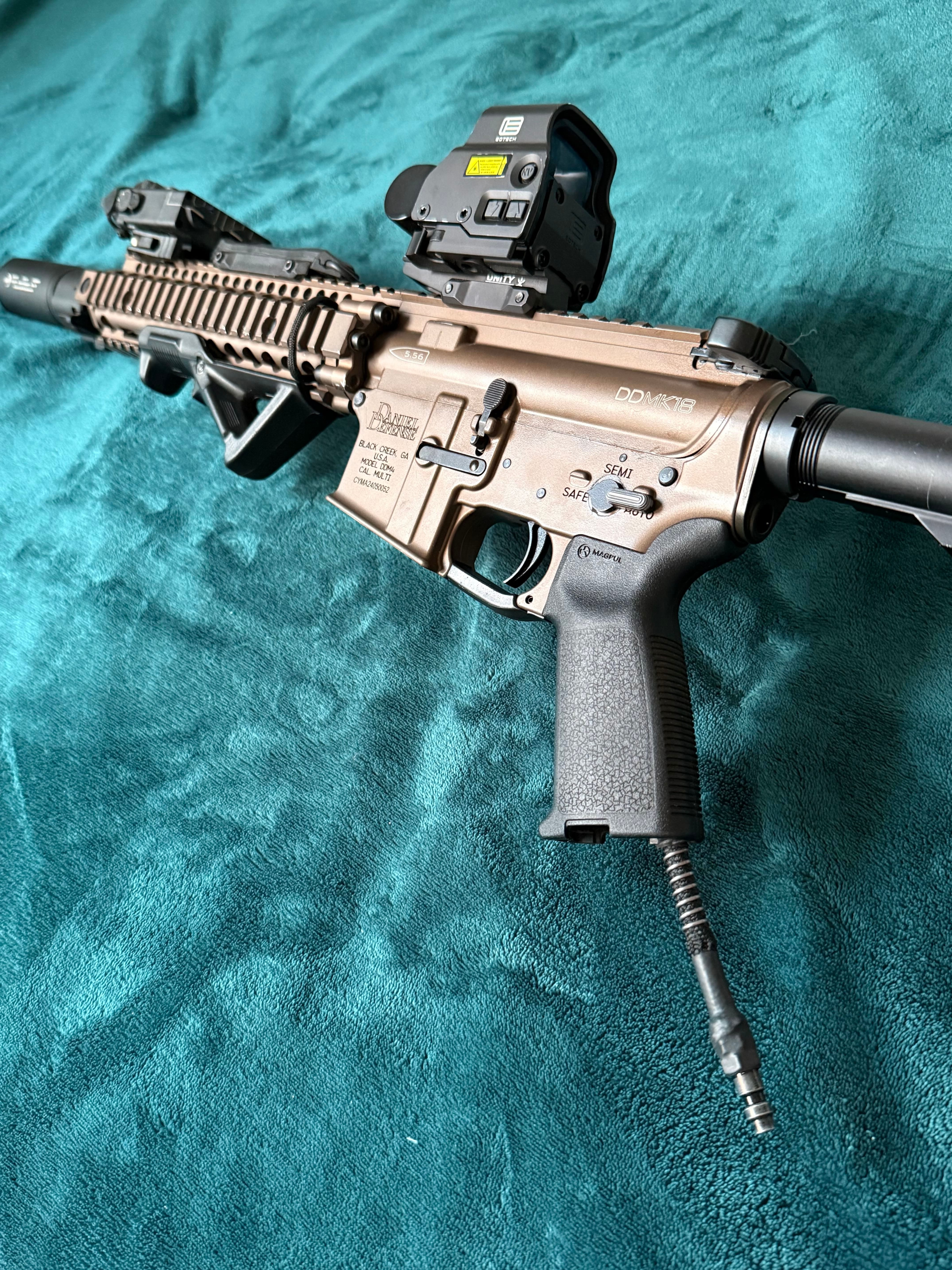 HPA GBBR Daniel Defense MK18 Frog Engineering MWS CGS EMG M4T