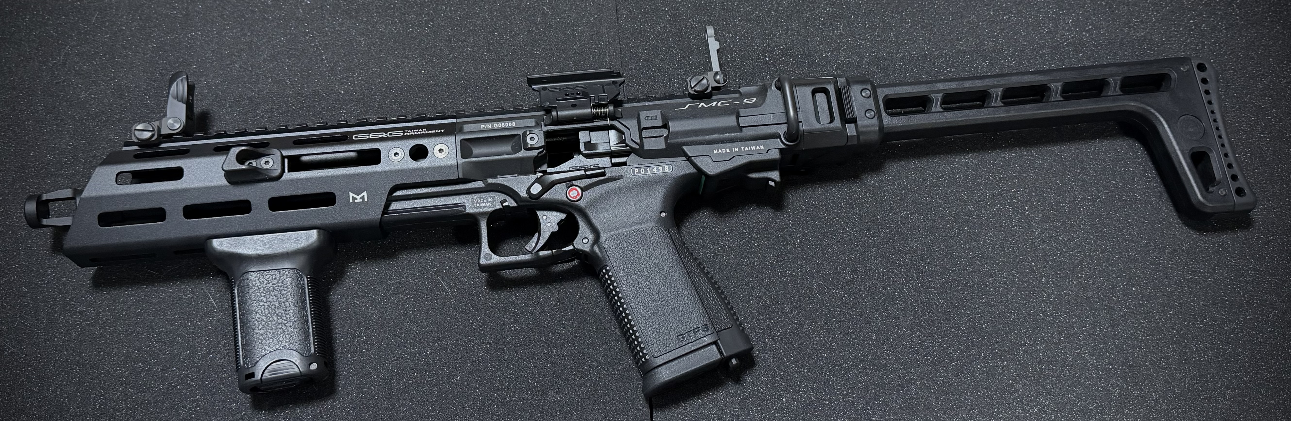 G&G GTP9-MS + konwersja SMC-9 Carbine Kit