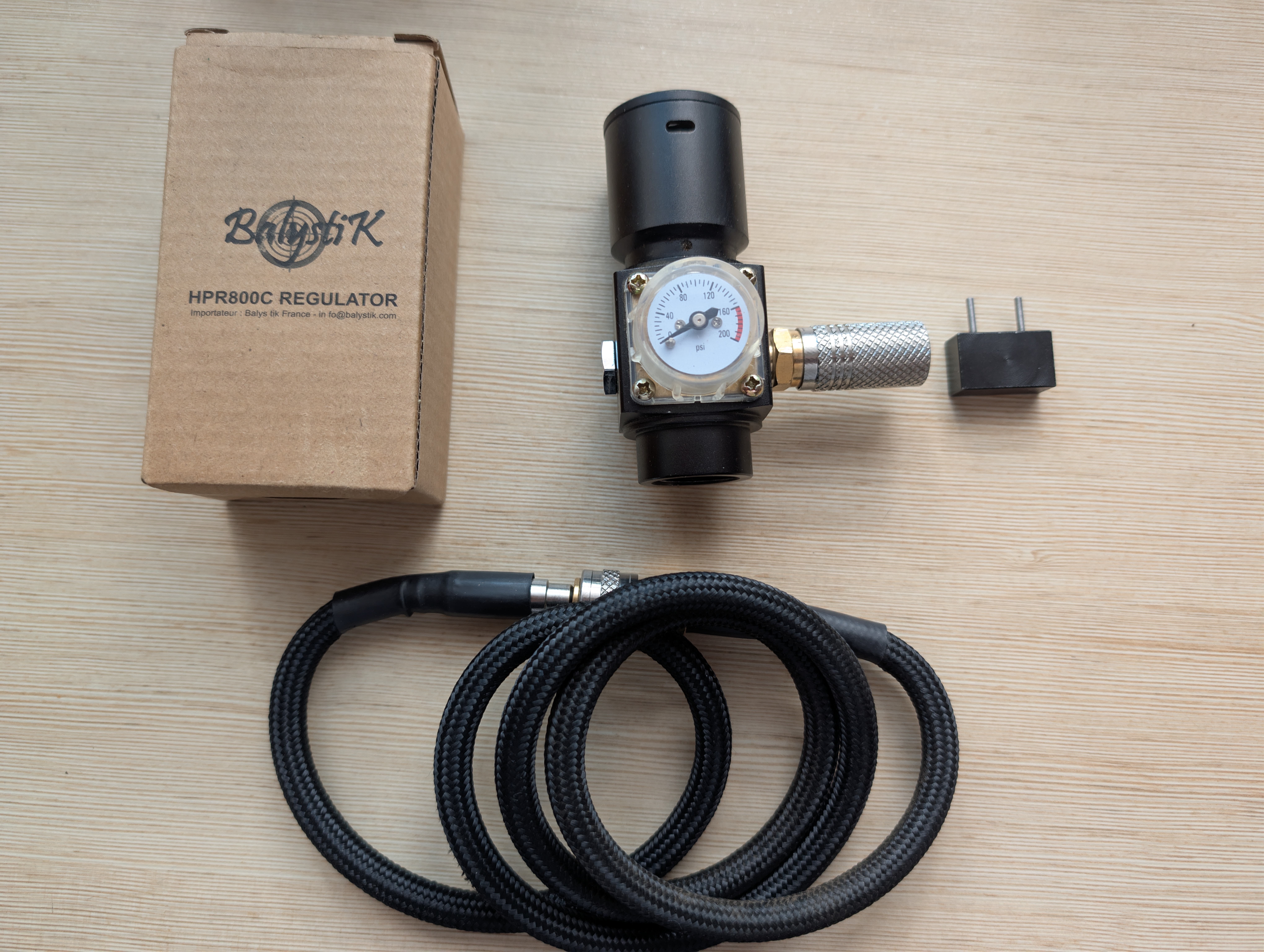 Regulator + wąż HPA US