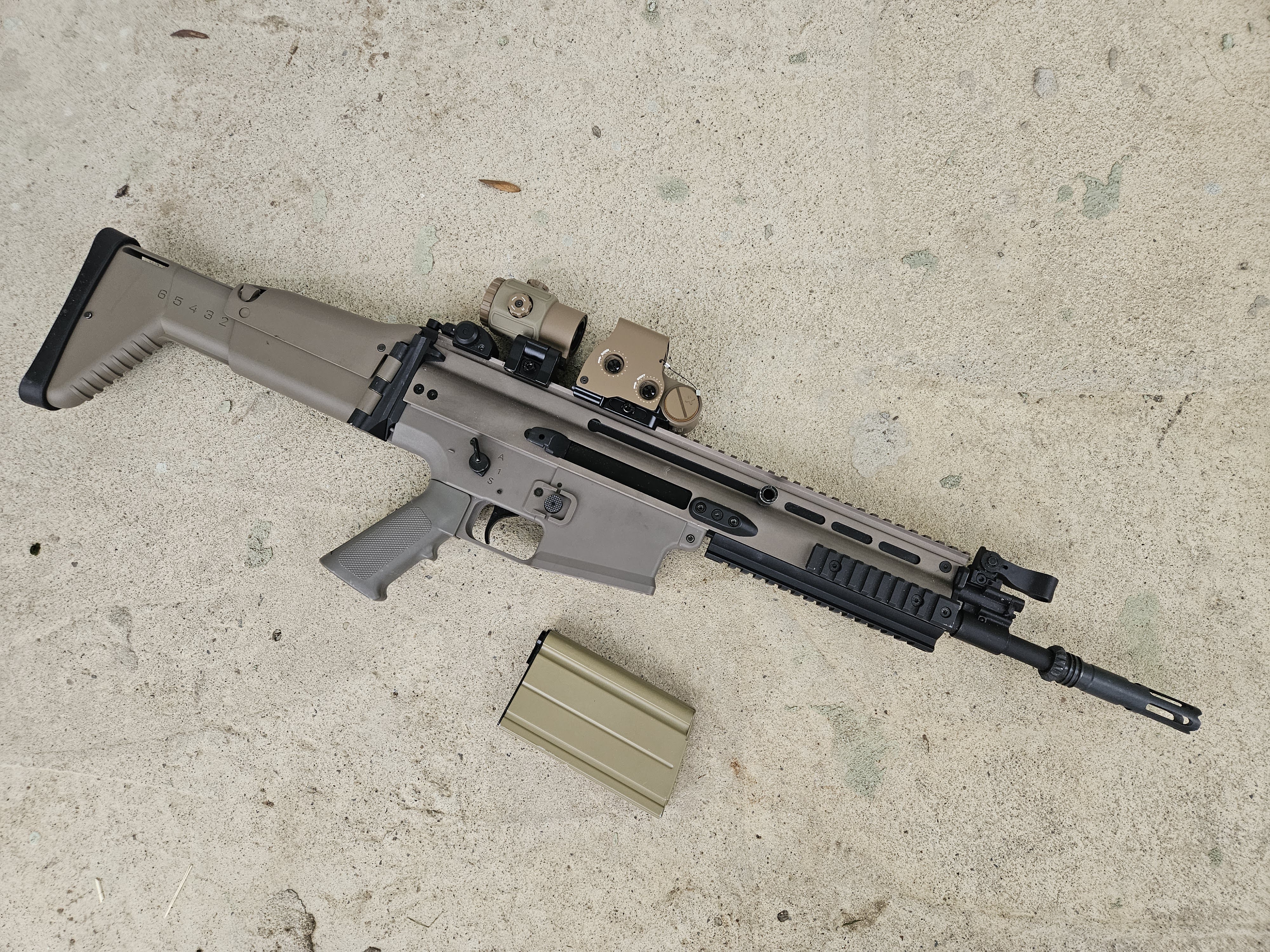 SCAR H 415fps stan bdb z Lipo 11,1V