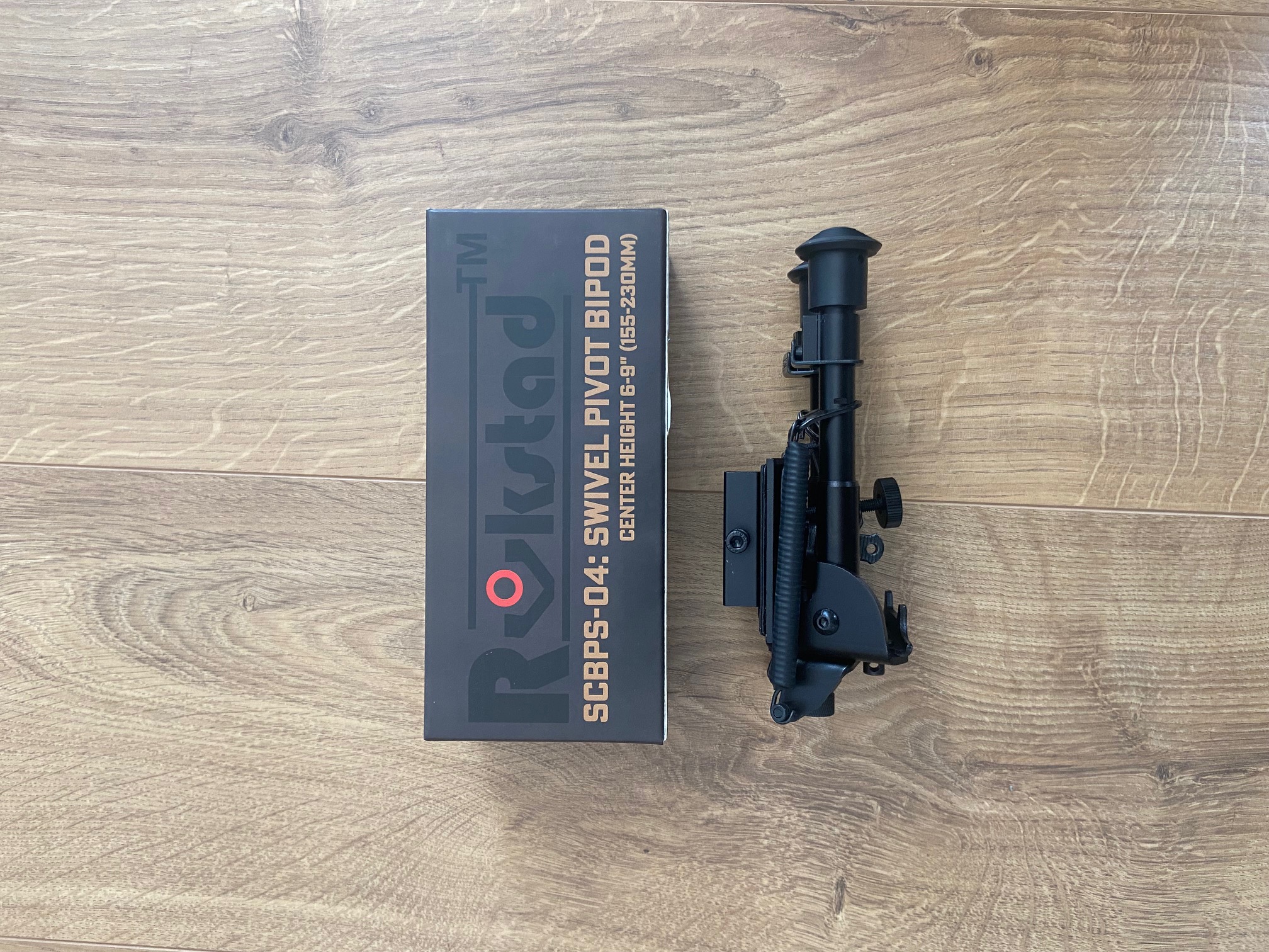 Regulowany 6 Stopniowy Dwójnóg z adapterem na Szynę RIS [Rokstad]