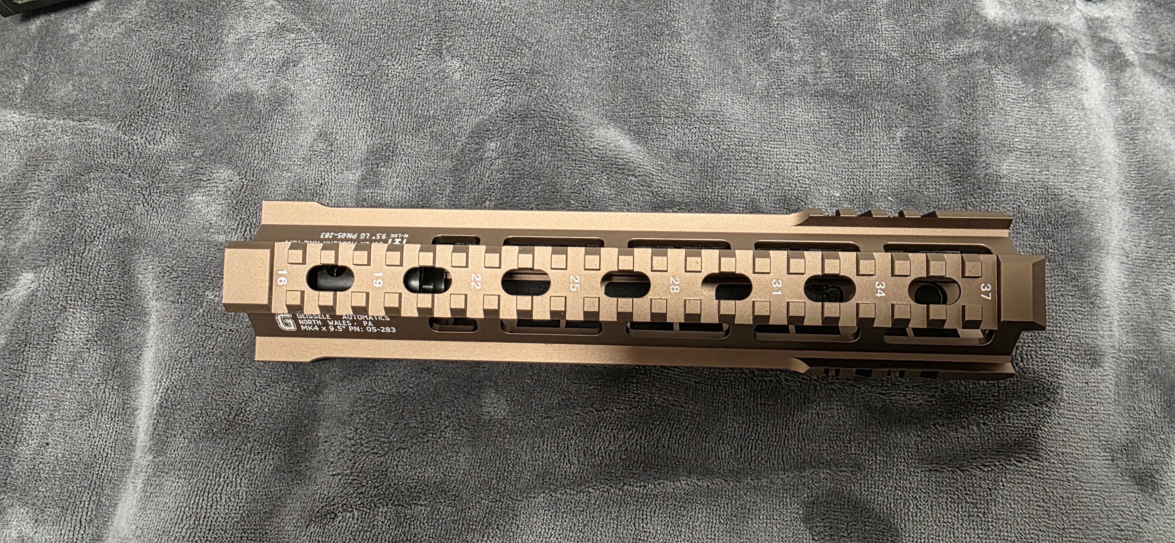 Front Geissele MK4 9.5 Tan