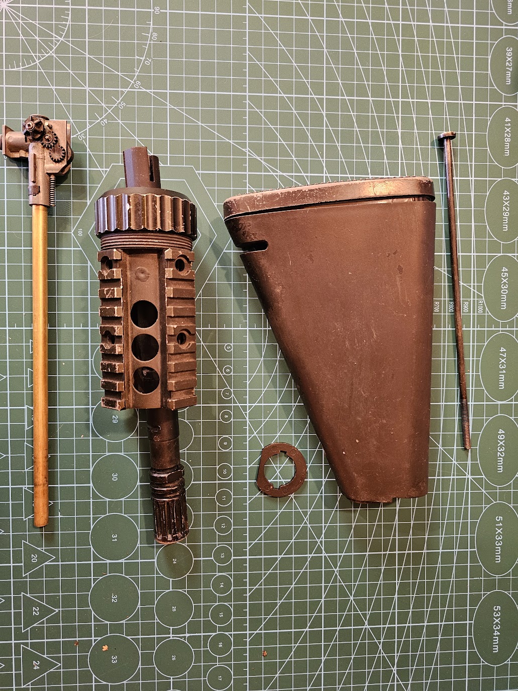 Konwersja CQB m4 front i kolba Stubby killer