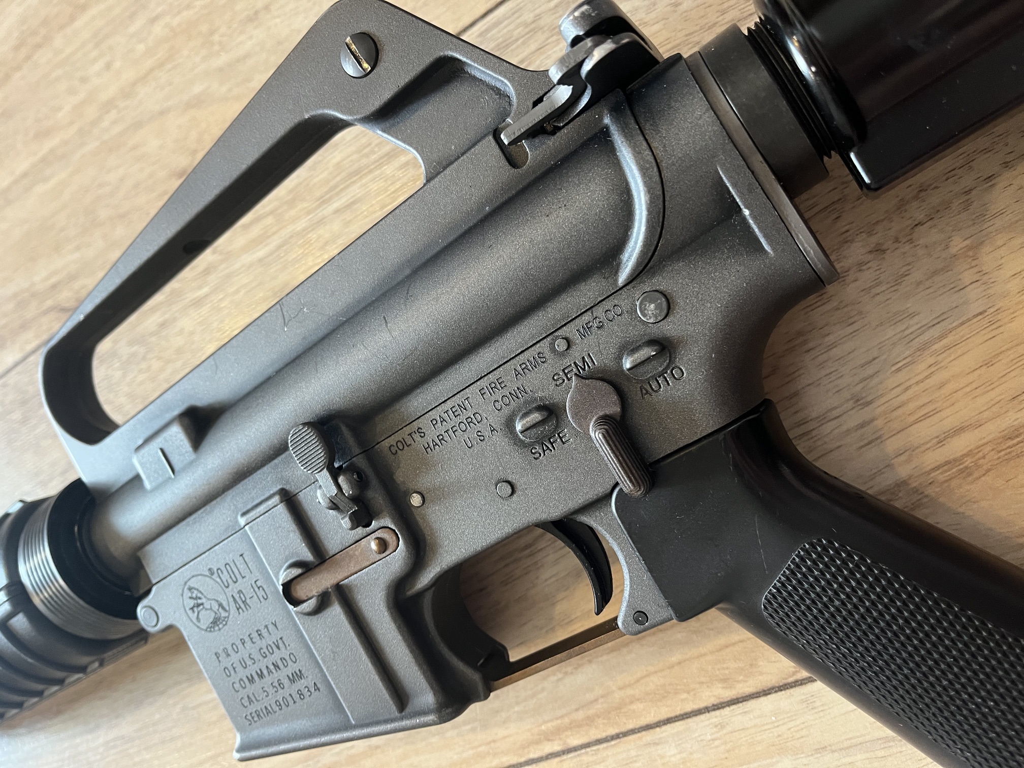 WE XM177E1 GBBR, aluminiowa kolba.