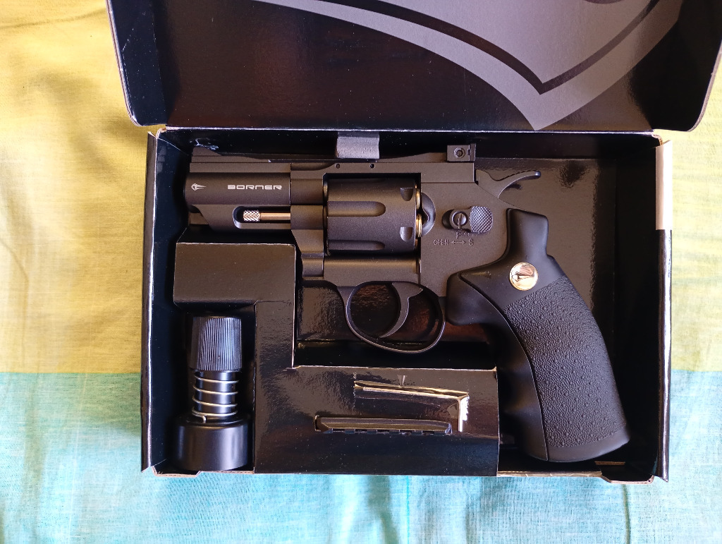 Revolver wiatrowka 4.5mm borner