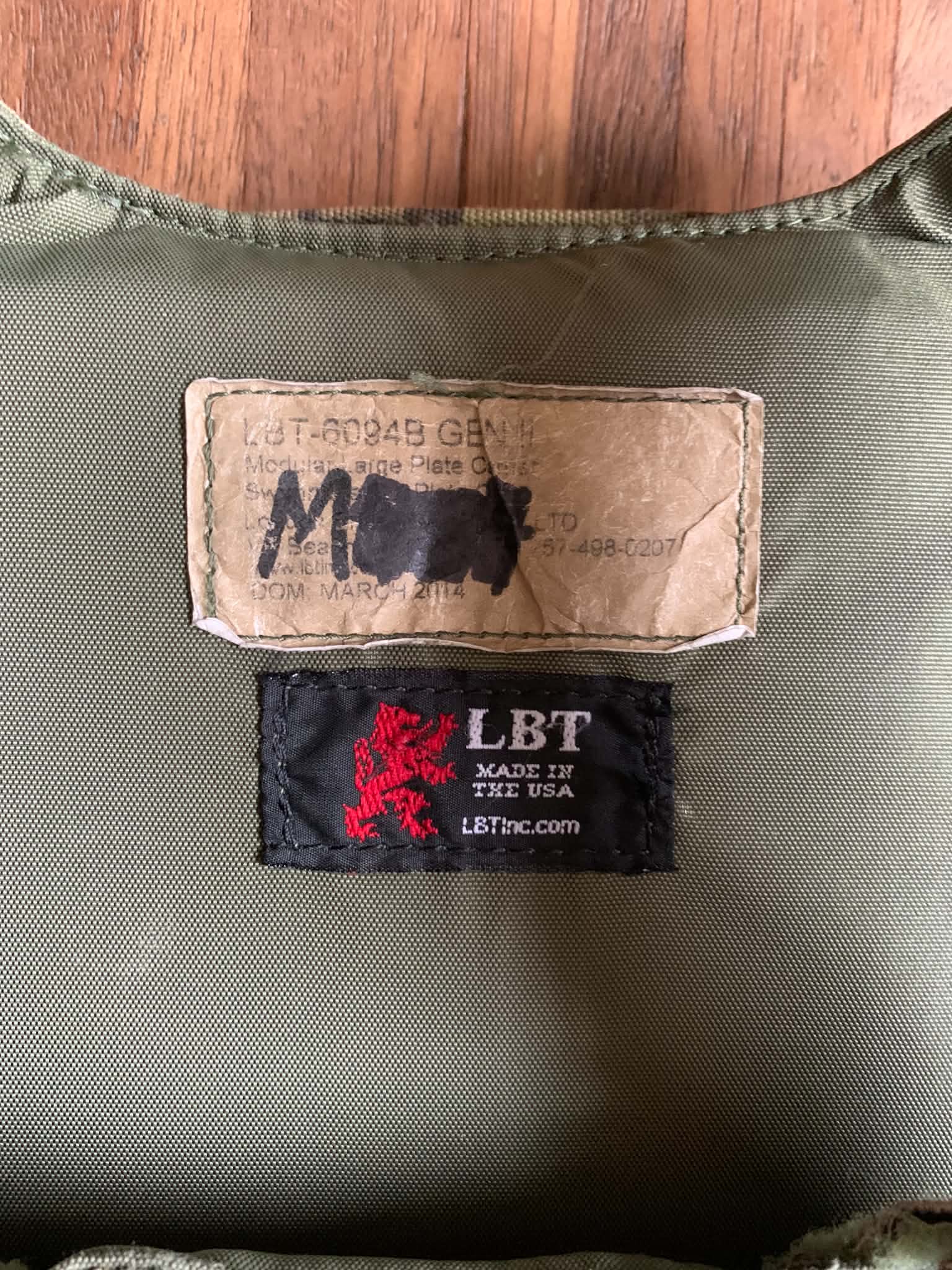 Kamizelka LBT 6094B GEN 2 AOR2 DOM2014 (crye precision, arcteryx, eagle indsutries, lbt, aor1, devgru, navy seals, old gen)