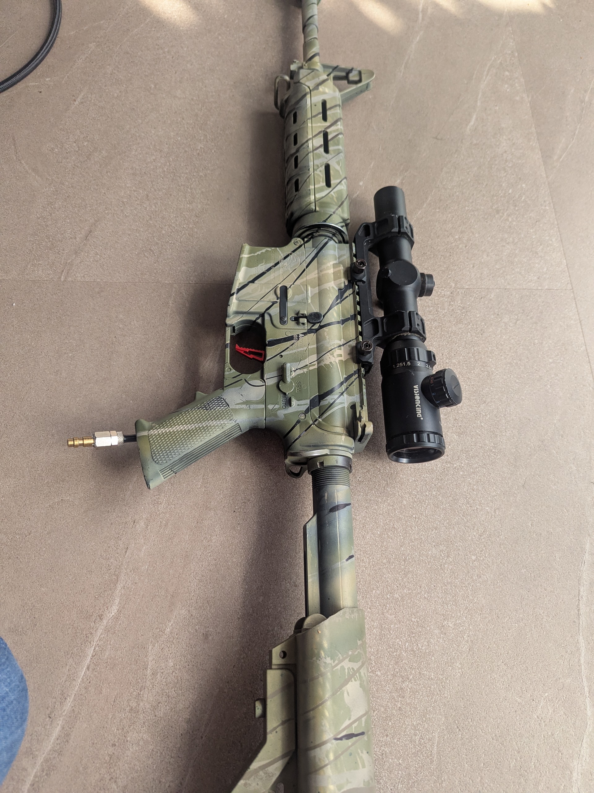 Karabin HPA M15A4 ASG DMR Mancraft - kompletny zestaw M4