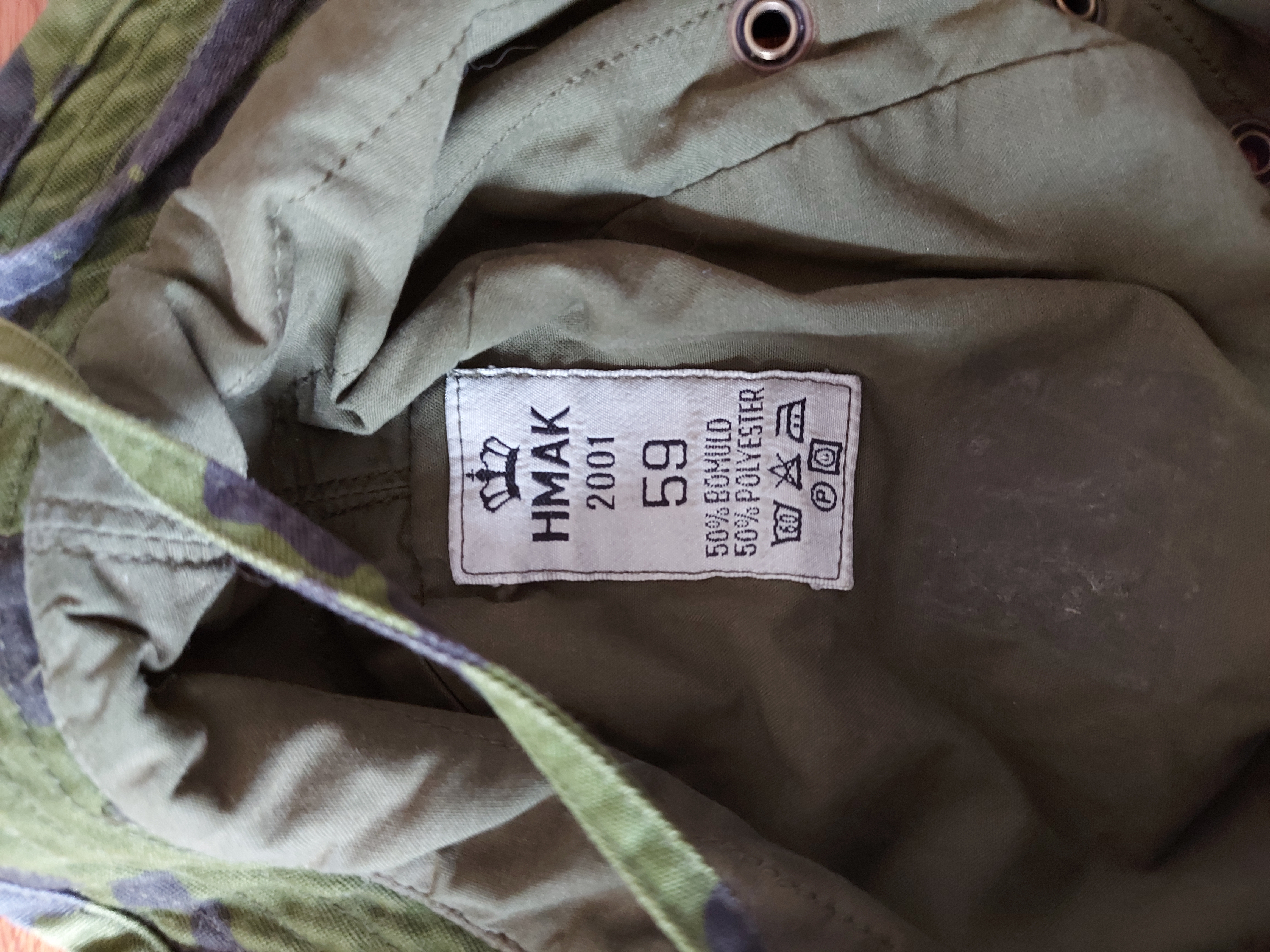 Kamizelka taktyczna - duński kamuflaż M84, cordura; unikat; ASG