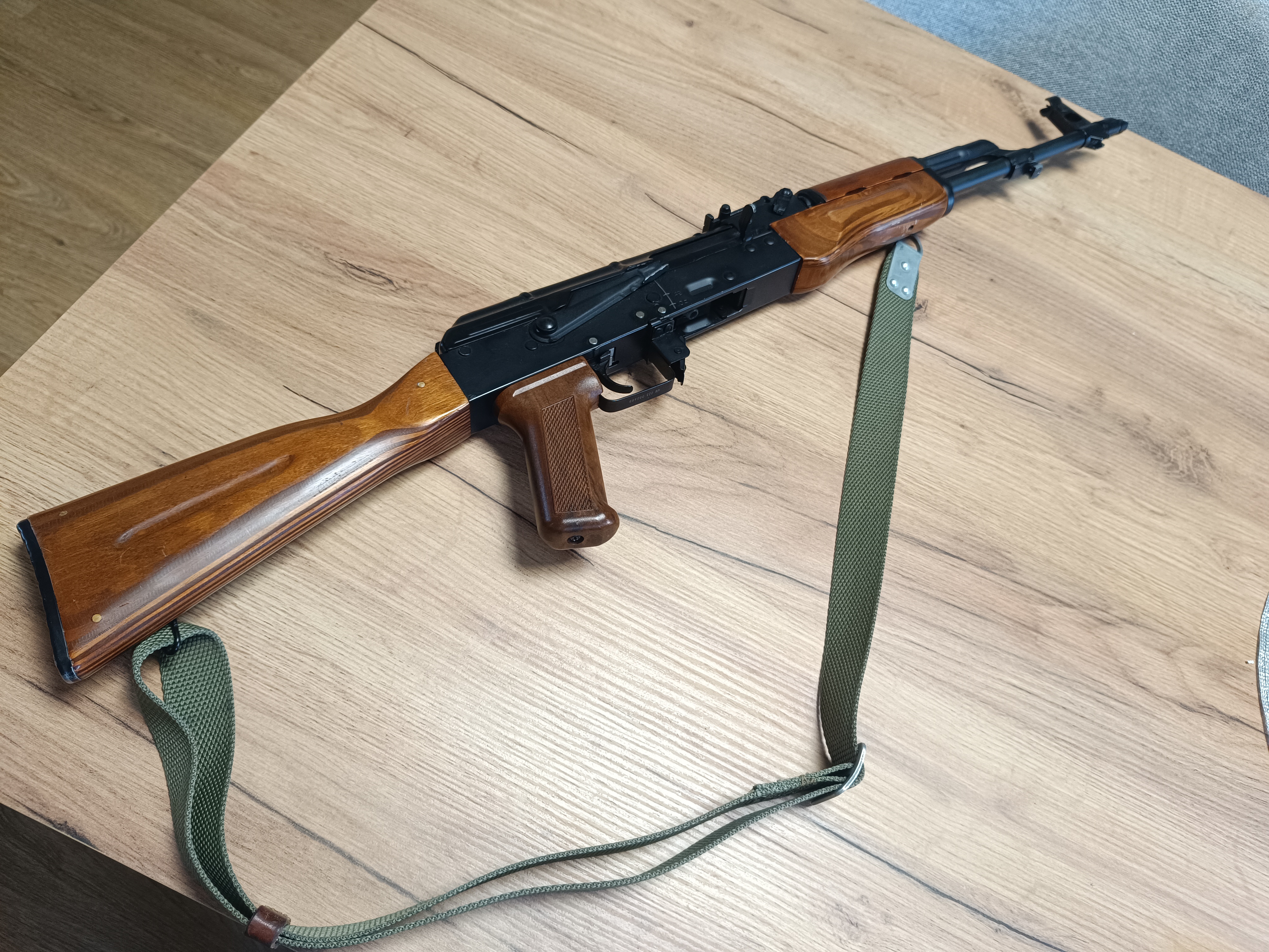 Karabin ASG - AKM Metal i drewno 440 FPS