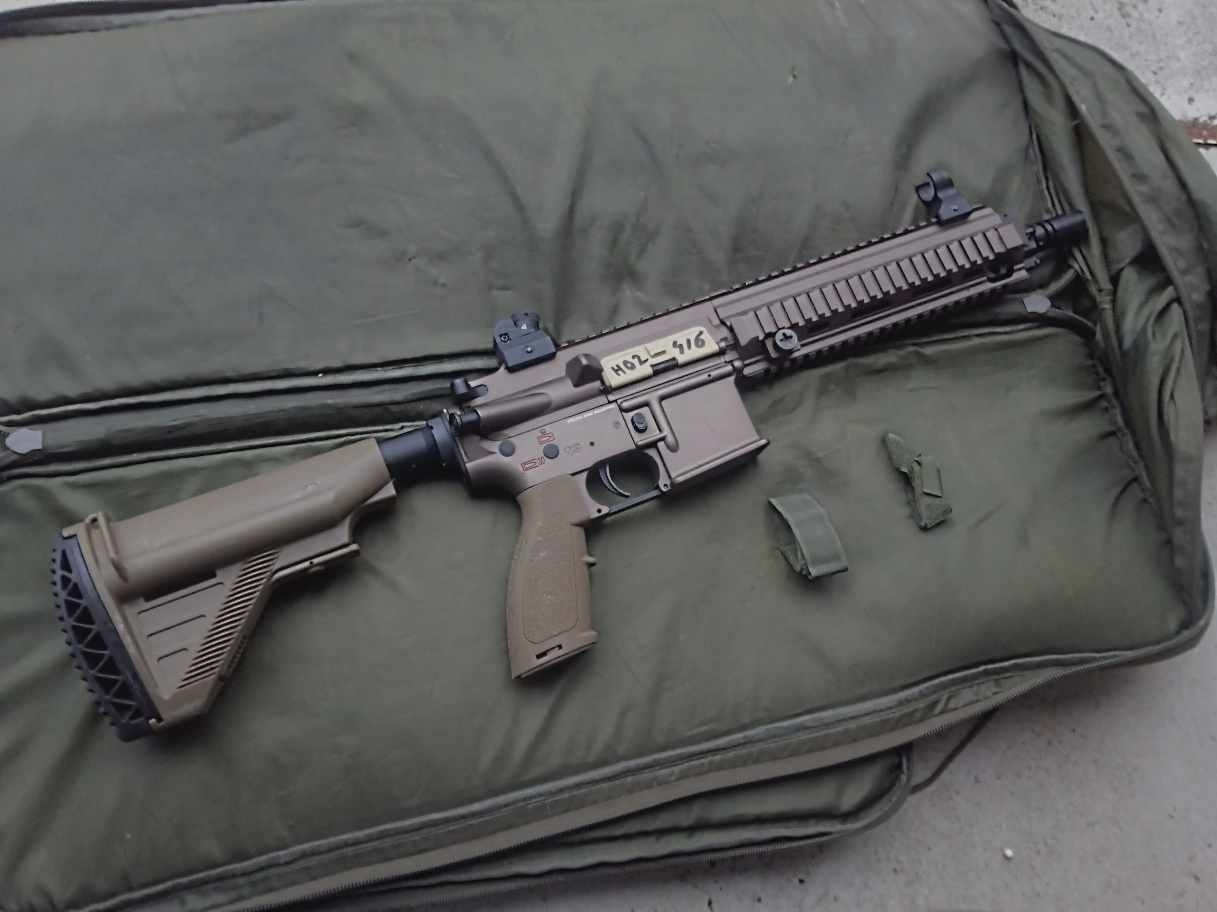 HK416 przepiękny odcień, MOCNY SZTURM doinwestowana