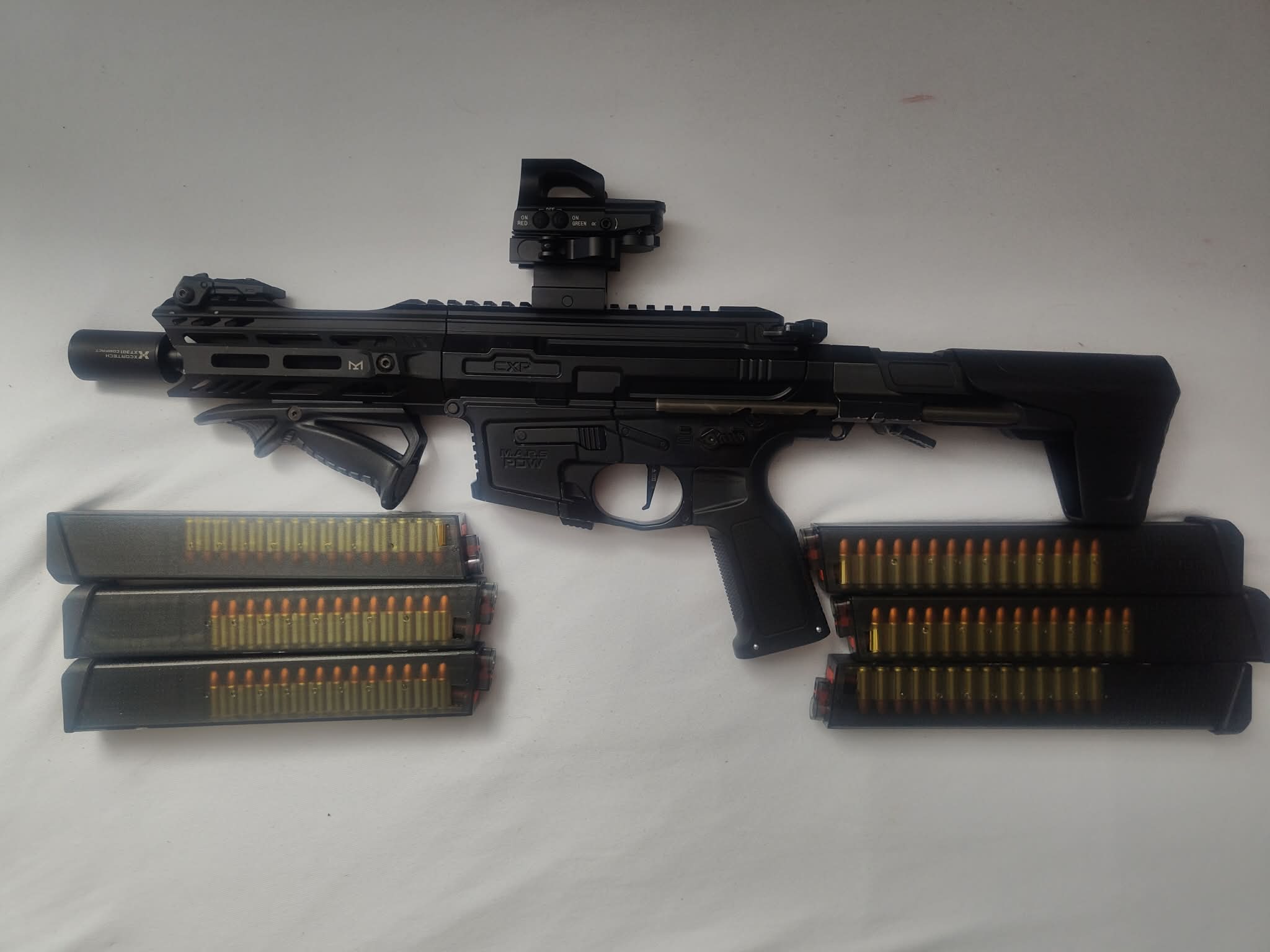 Pistolet maszynowy EBB ICS CXP-MARS PDW9 - czarny
