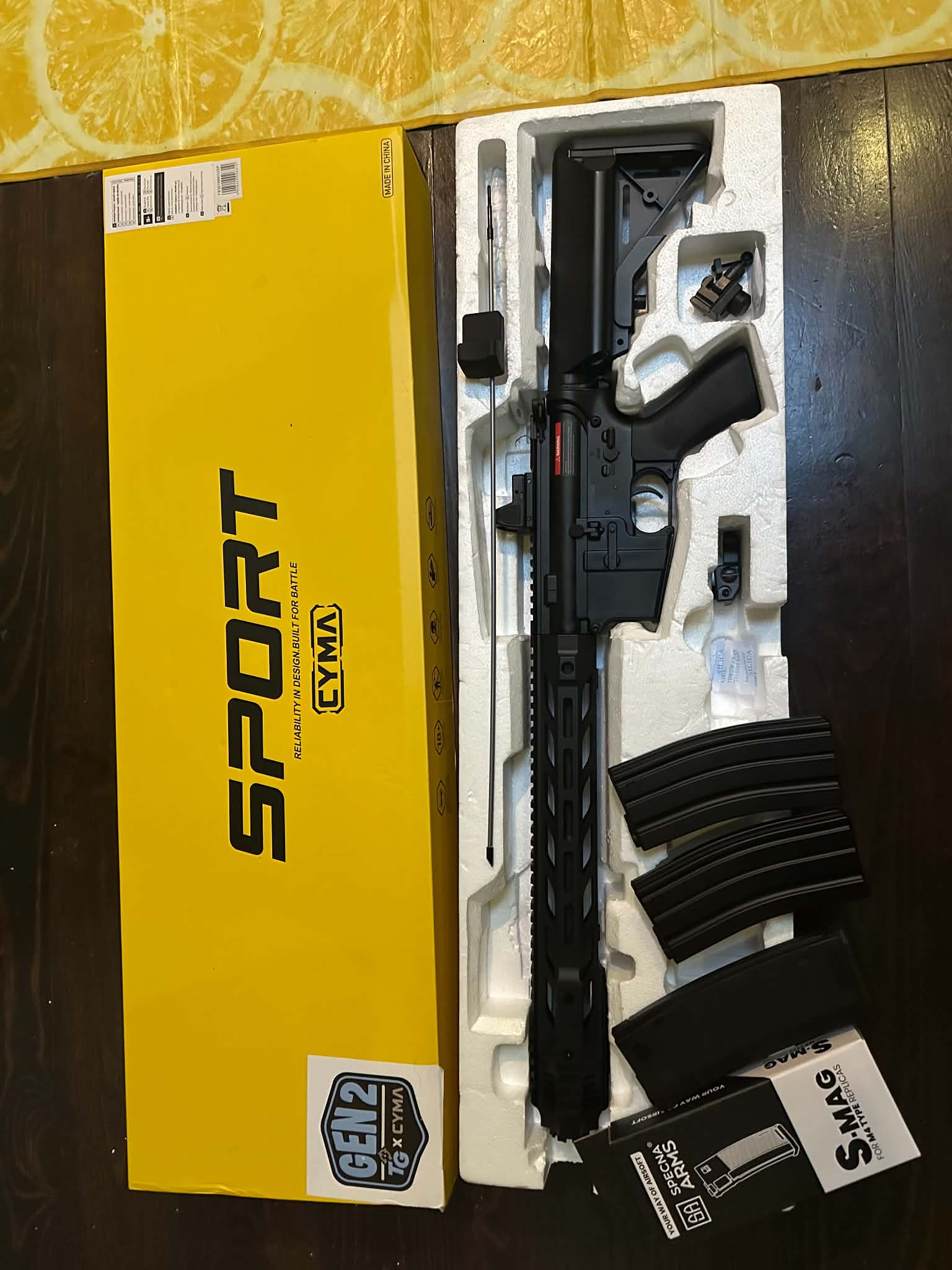 ASG CYMA CM.518 Sport Line GEN 2 Full Zestaw