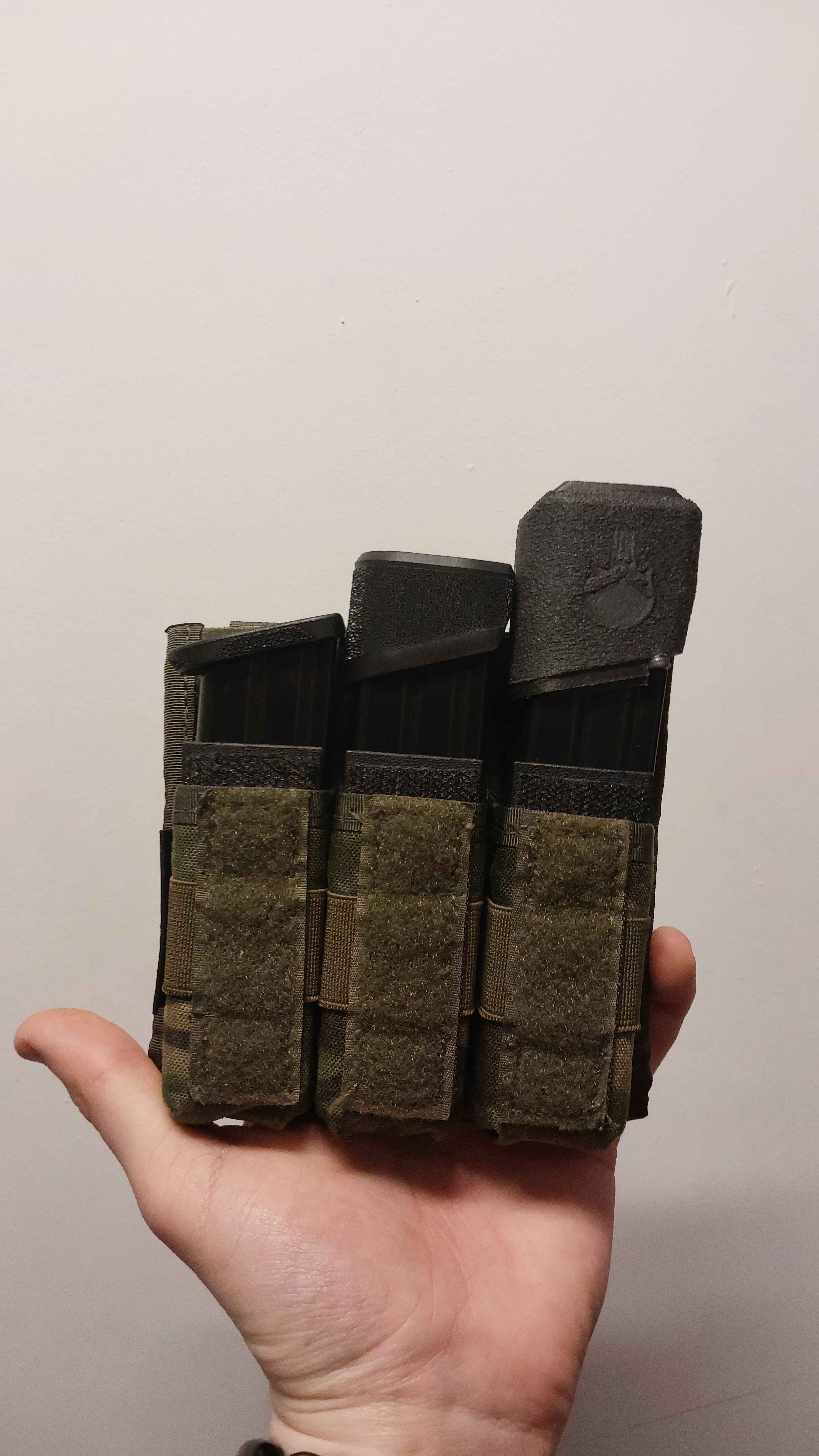 Ładownica MIWO FAST FLAP CQB magazynki 3x pistoletowe / SMG / PM MultiCam Tropic z wkładkami kydex Cordura