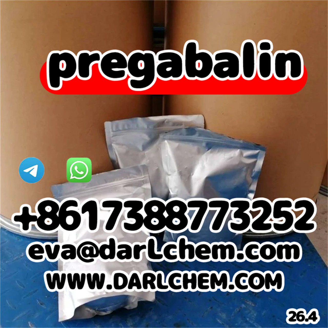 Pharma Rwa Material Factory Price 99% Prega-balin powder 148553-50-8