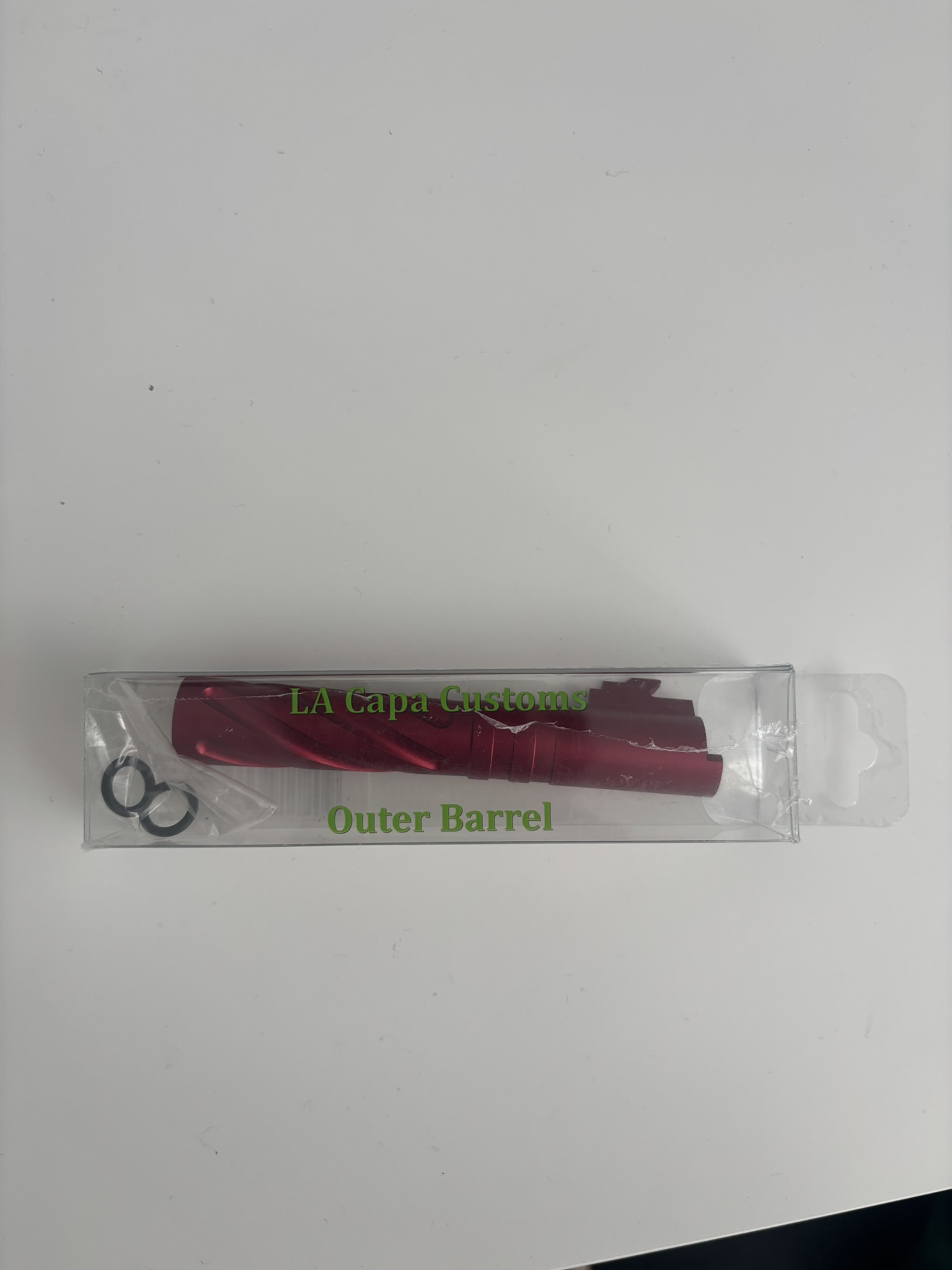 LaCapa lufa zewnętrzna Tornado do replik Hi-Capa 4.3 [Czerwona]