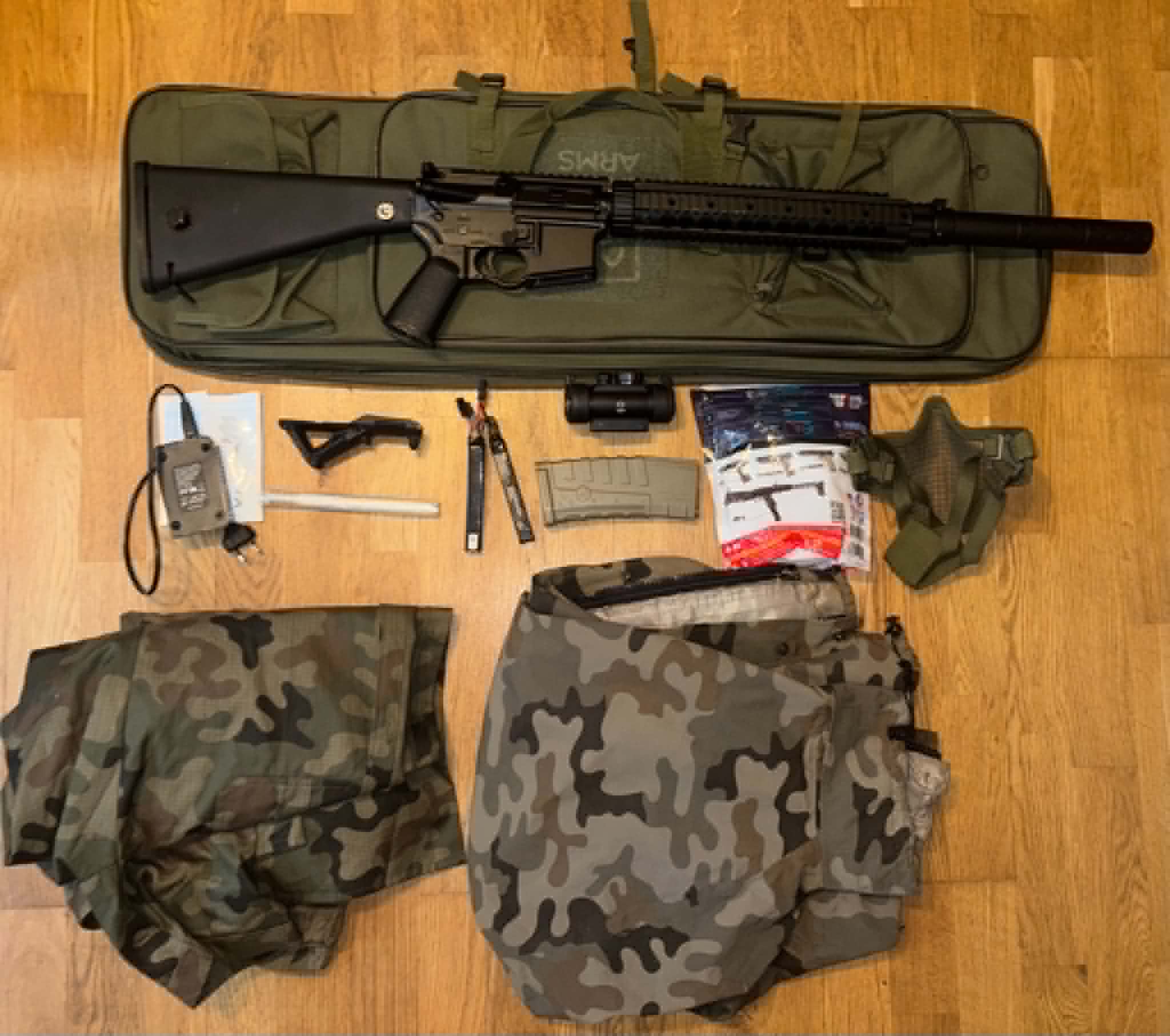 Zestaw Asg Cm.098+osprzęt