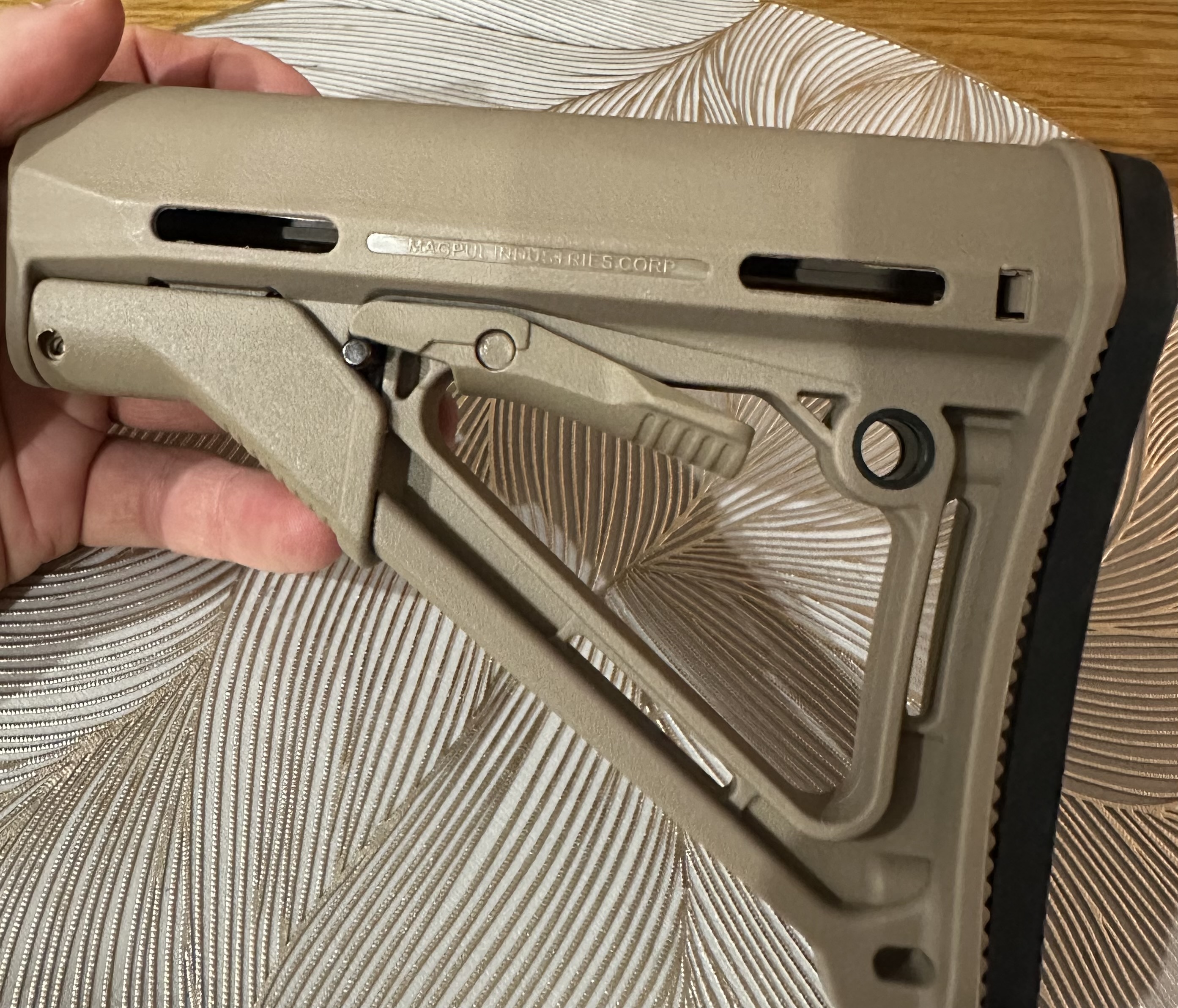 Kolba Magpul Ctr , replika Asg polimer moe qd