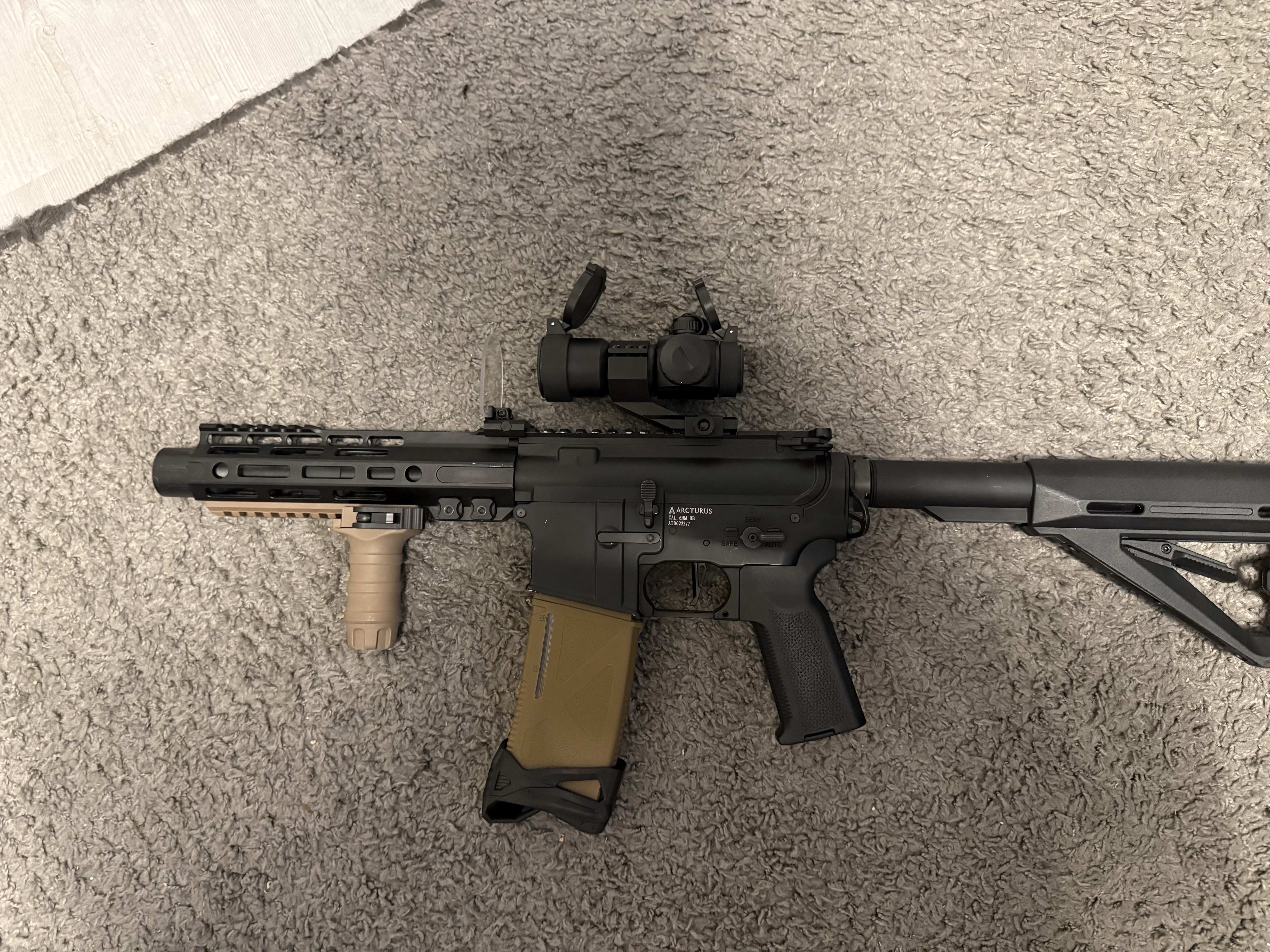 Replika Asg Arcturus MOD1 SBR 8 full metal duży zestaw