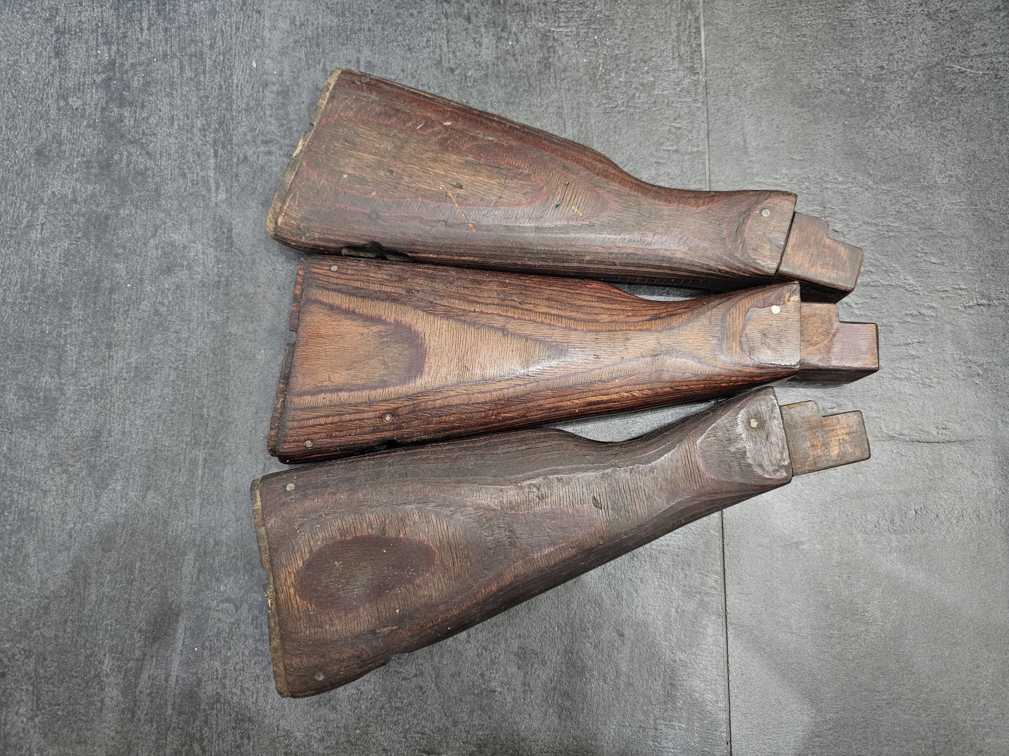 Drewniane kolby stałe AK AKM oryginał, sklejka CENA ZA CAŁOŚĆ