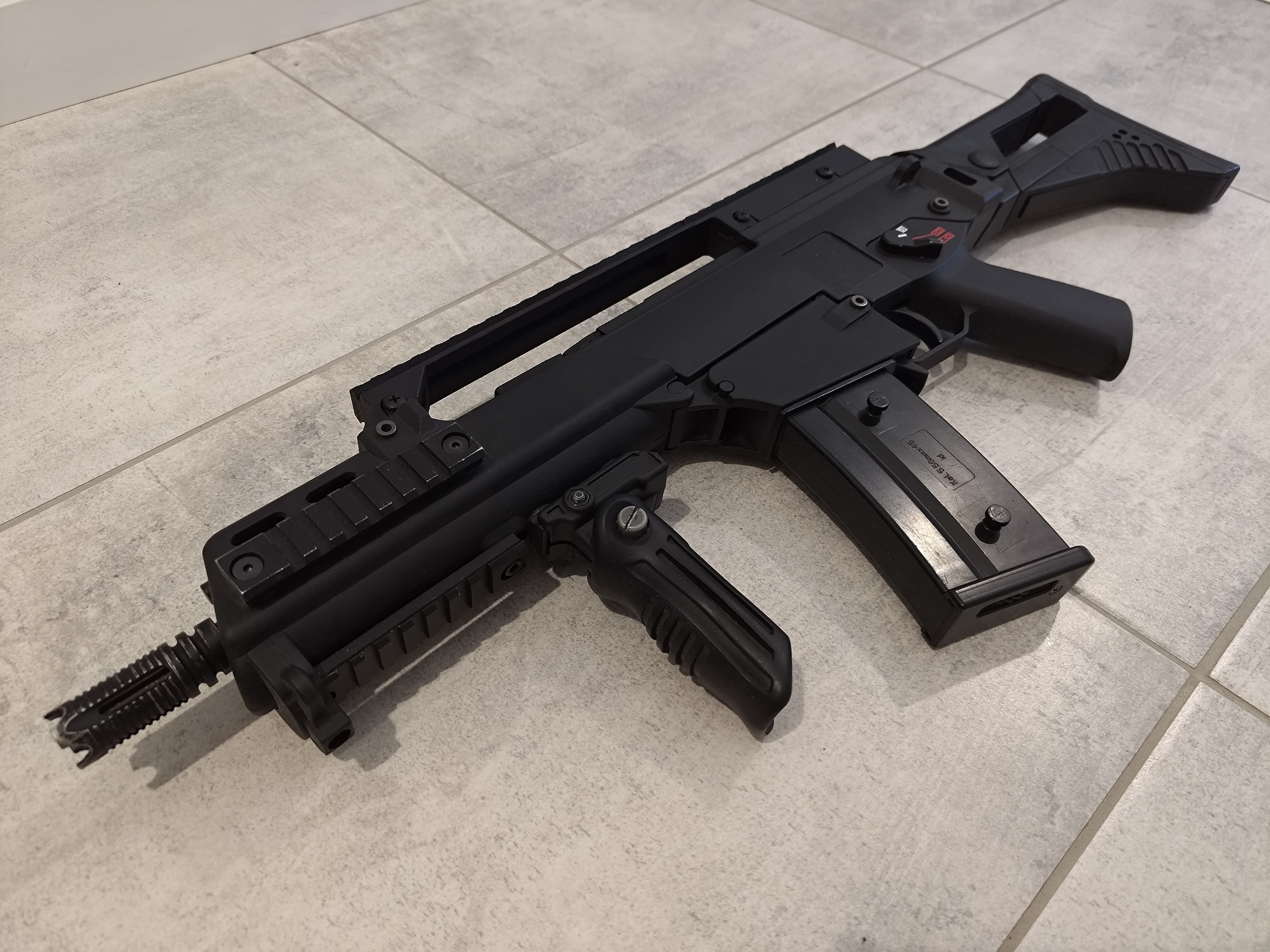 G36C WE, AEG (tuning wytrzymałościowy ~1,15 J)