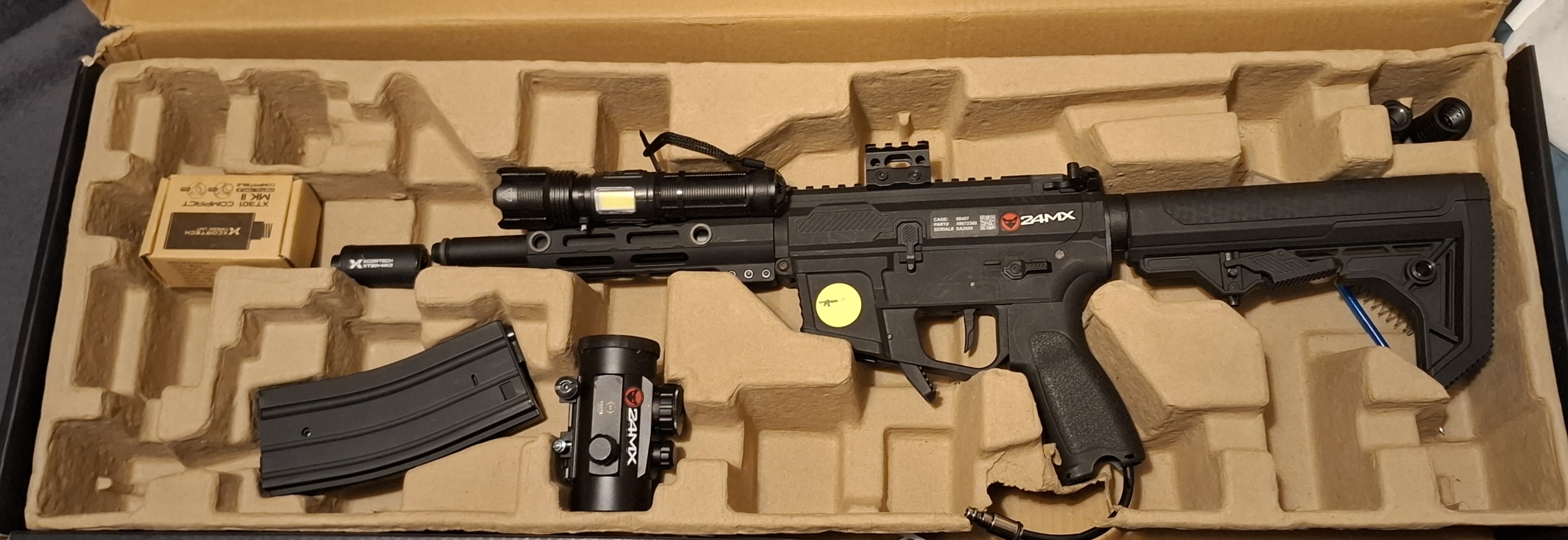 specna arms flex fx 01 pulsar s gate titan 2 bluetooth tracer kolimator