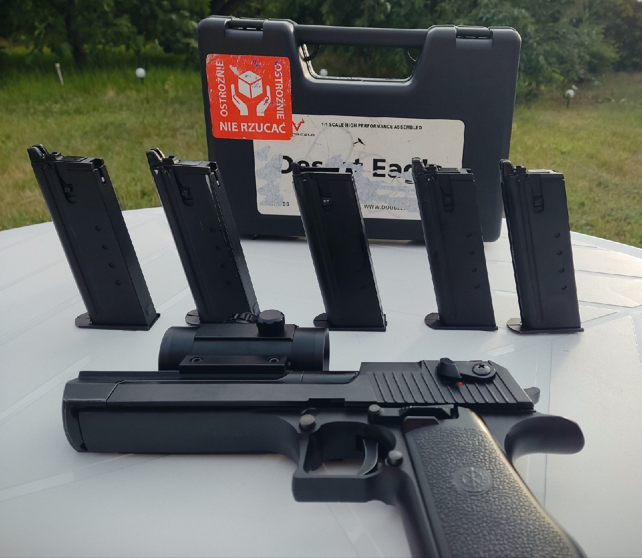 [S/Z] DESERT EAGLE GBB DB 779S 5 MAGAZYNKÓW AIRSOFT 6MM