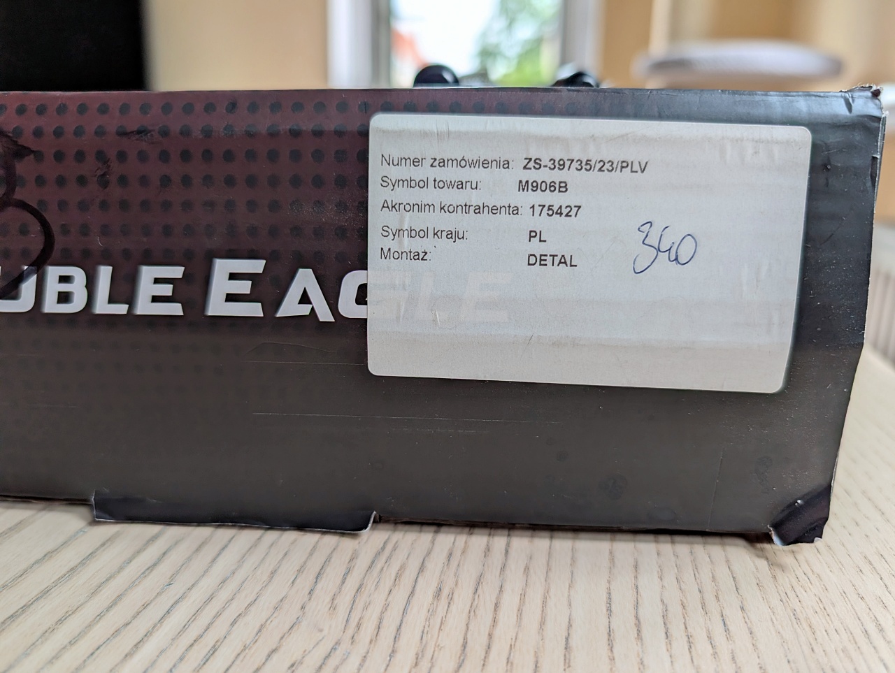 Double Eagle M906B Honey Badger + magazynki + pas + pokrowiec