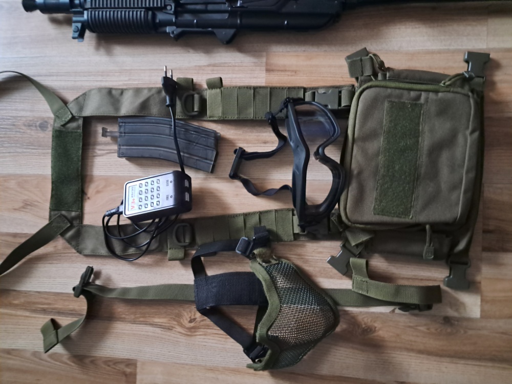 Komplety zestaw ASG na start! Cyma 045 (AKS-74U) + 4 magi + szpej + li-po