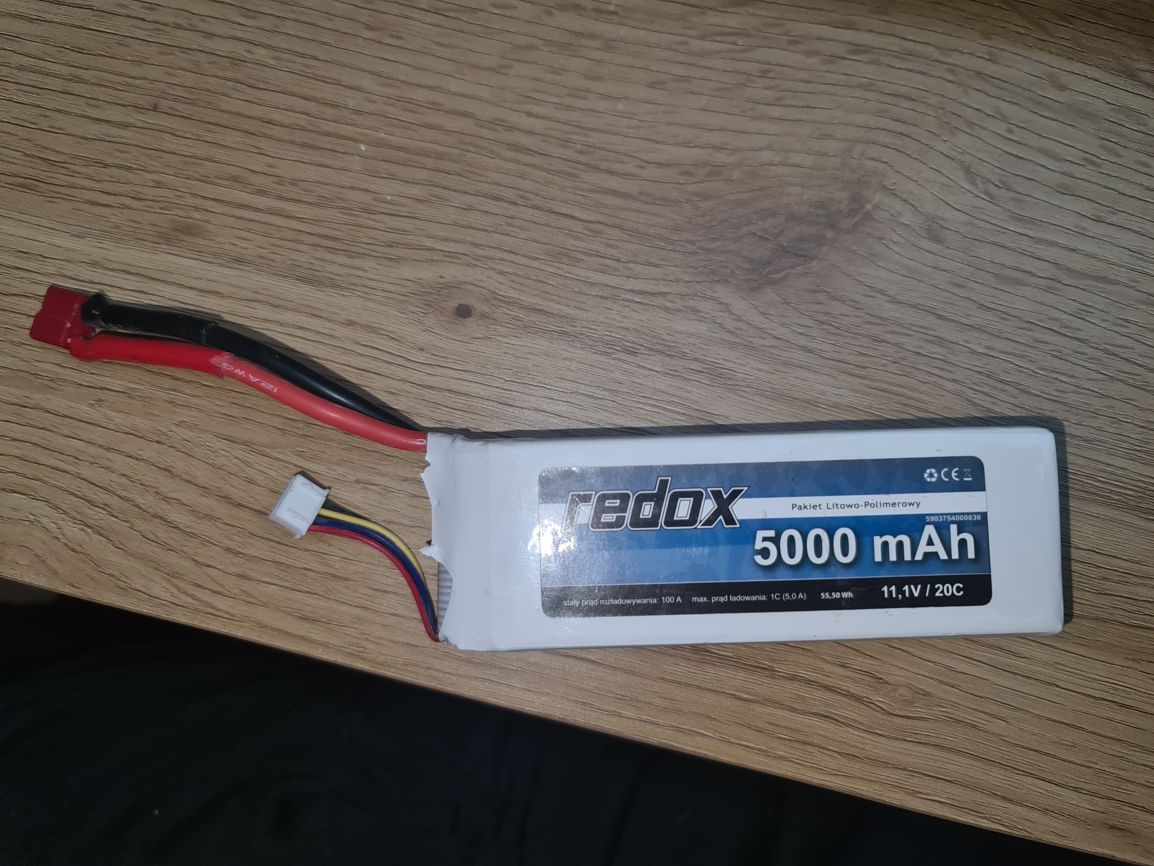 Bateria LiPo 11,1 5000mAh T-connect