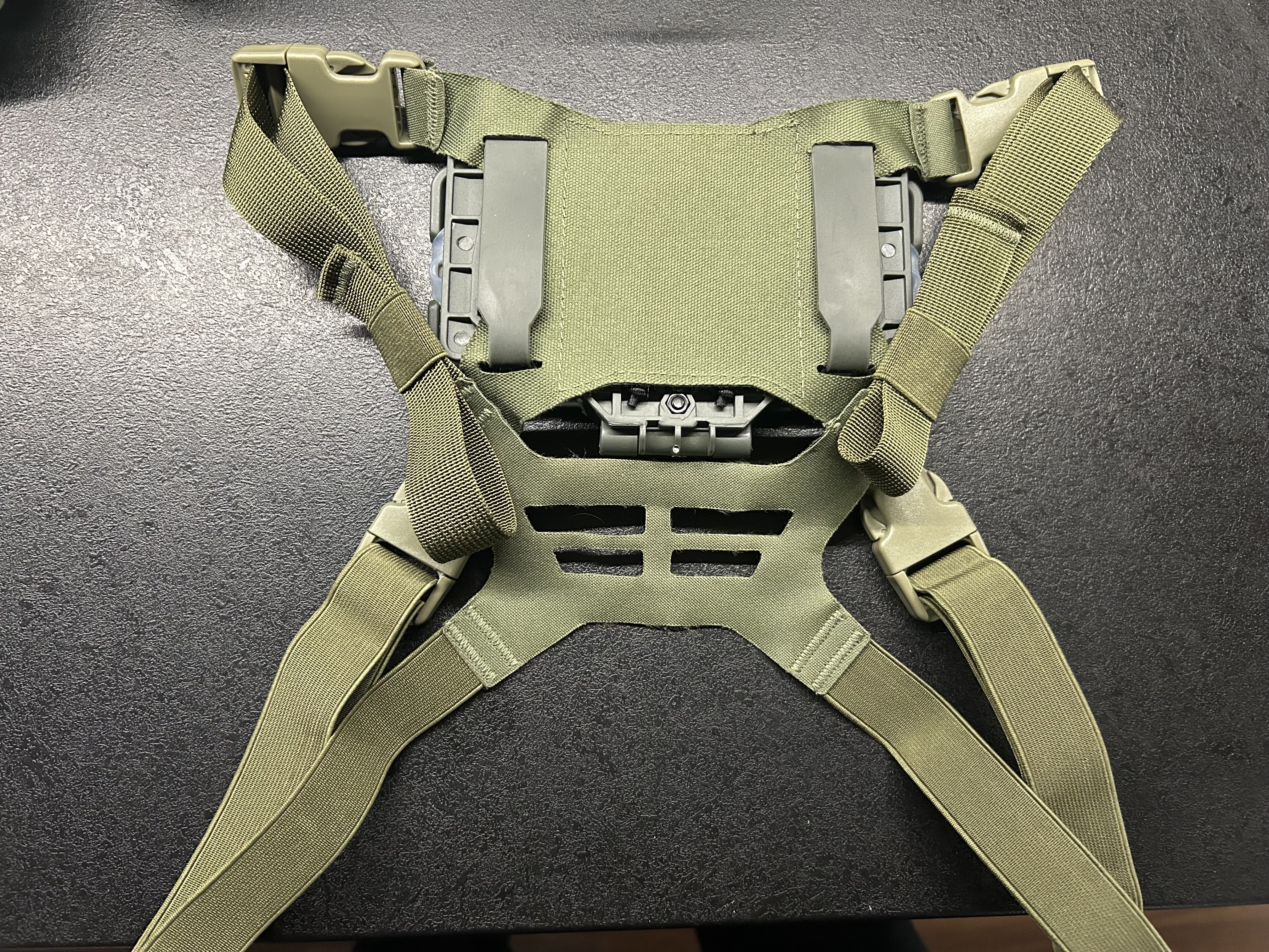 Uchwyt na telefon ASG trekking motor rowerowy chest rig kamizelka molle