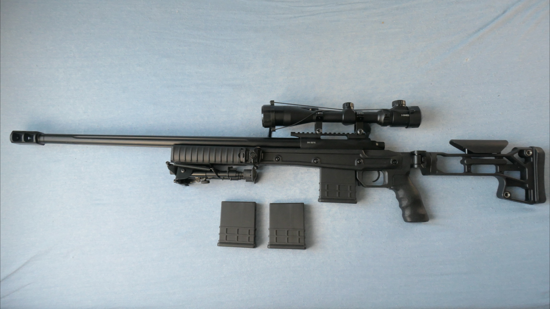 CYMA CM.707-U Pełen zestaw z lunetą, dwójnogiem i 2 dodatkowymi magazynkami