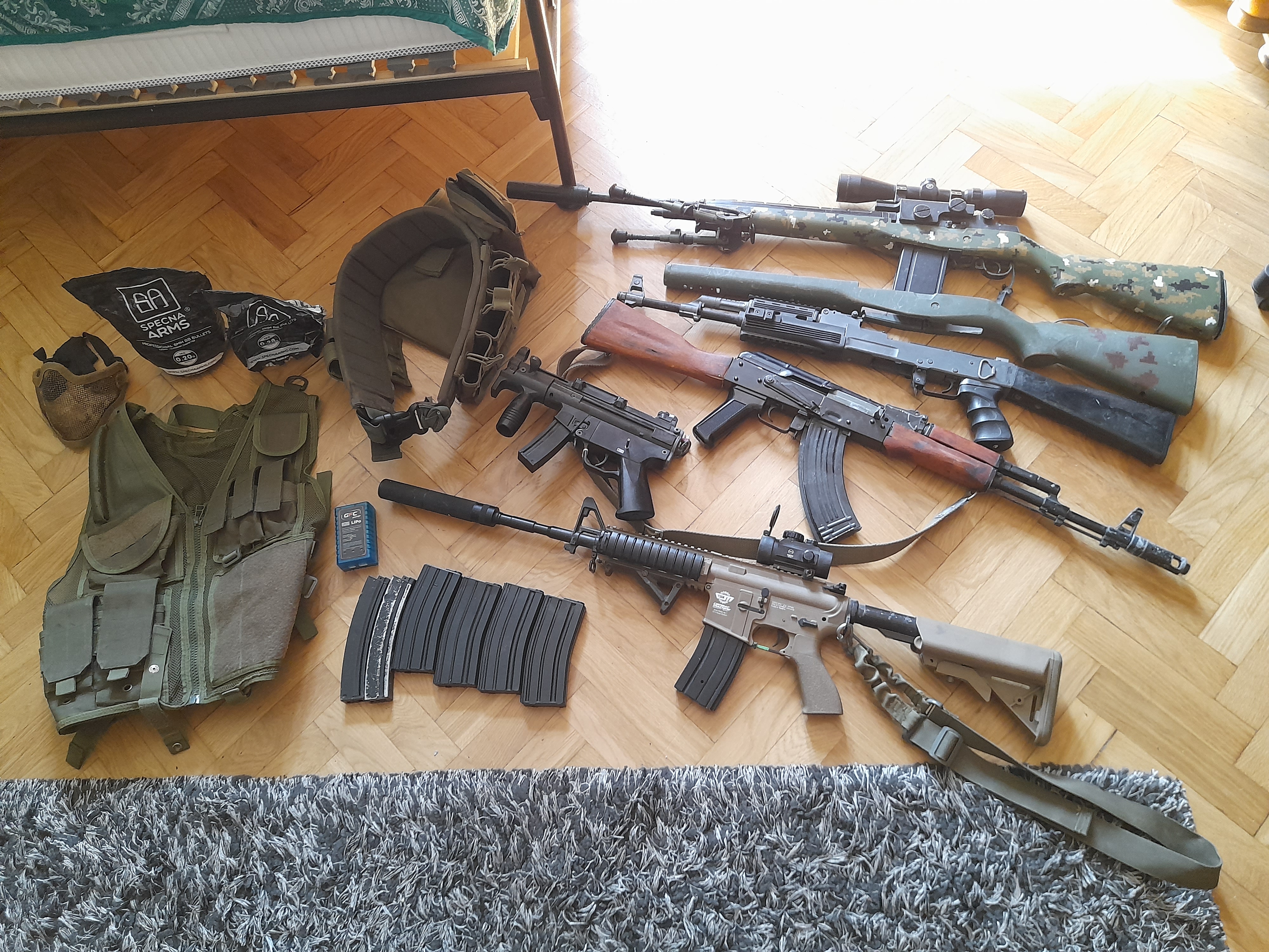 PAKIET ASG – Repliki + oporządzenie + mundury | OKAZJA | Na części lub w całości