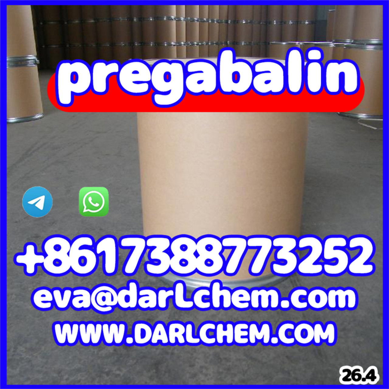 99.9% Purity Crystal Lyric Pregablin CAS 148553-50-8 Hot!