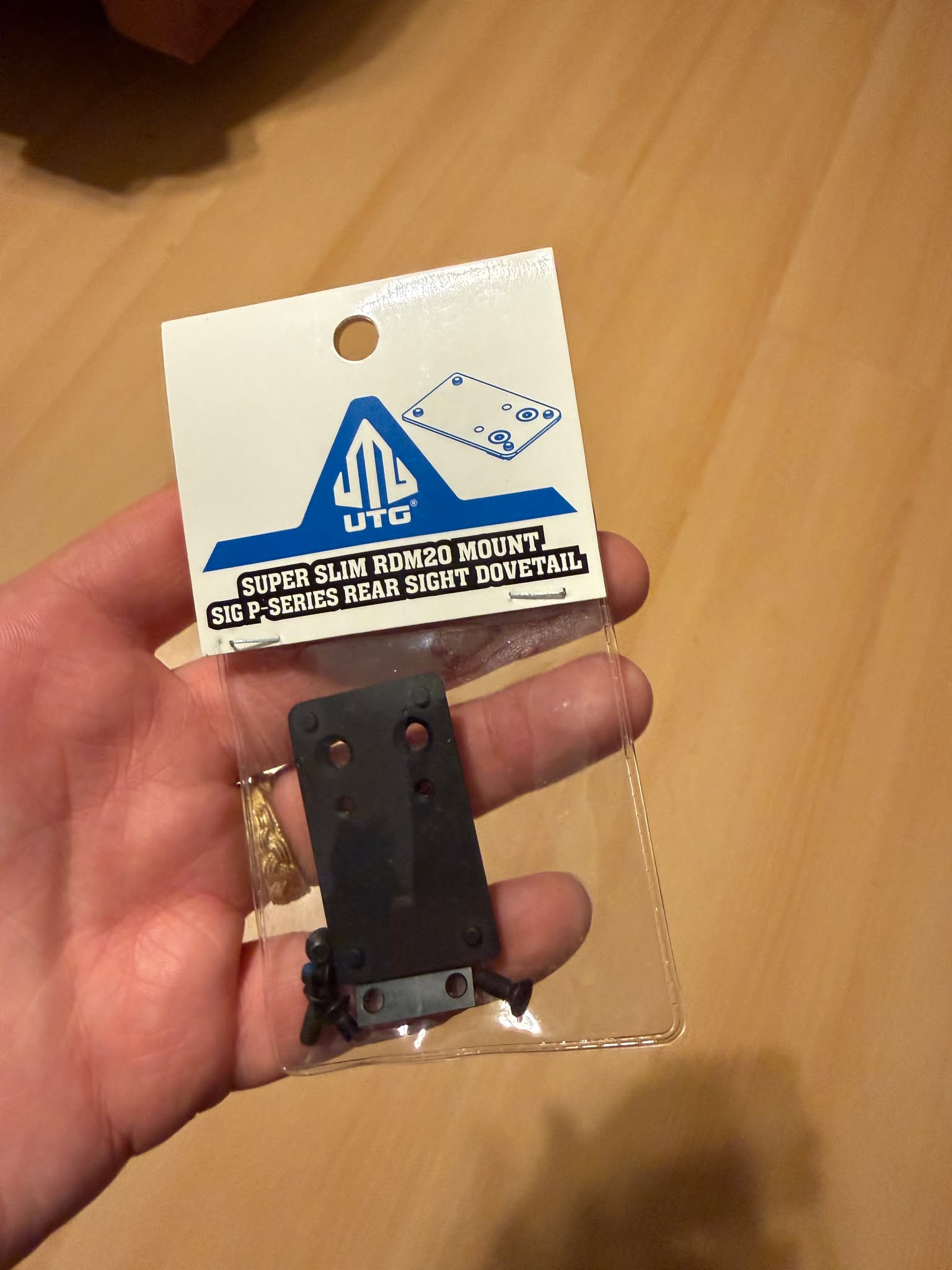 Montaż RMR dla P320 - Super Slim RDM20 Mount for SIG P320 Rear Sight Dovetail