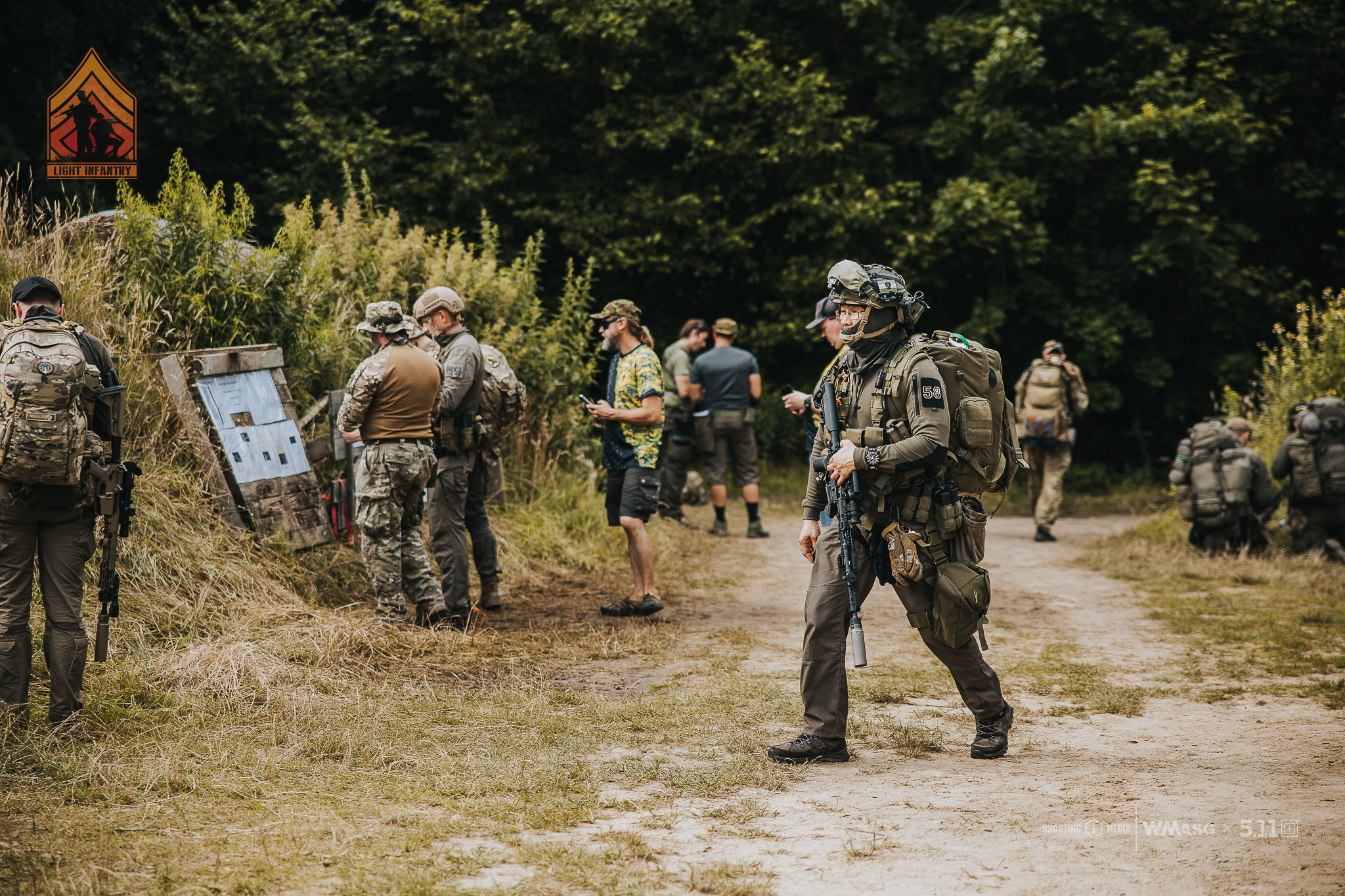 Fotorelacja z zawodów taktyczno-strzeleckich Lekka Piechota, kat. Lekka i MILSIM (18-20.07.2025)