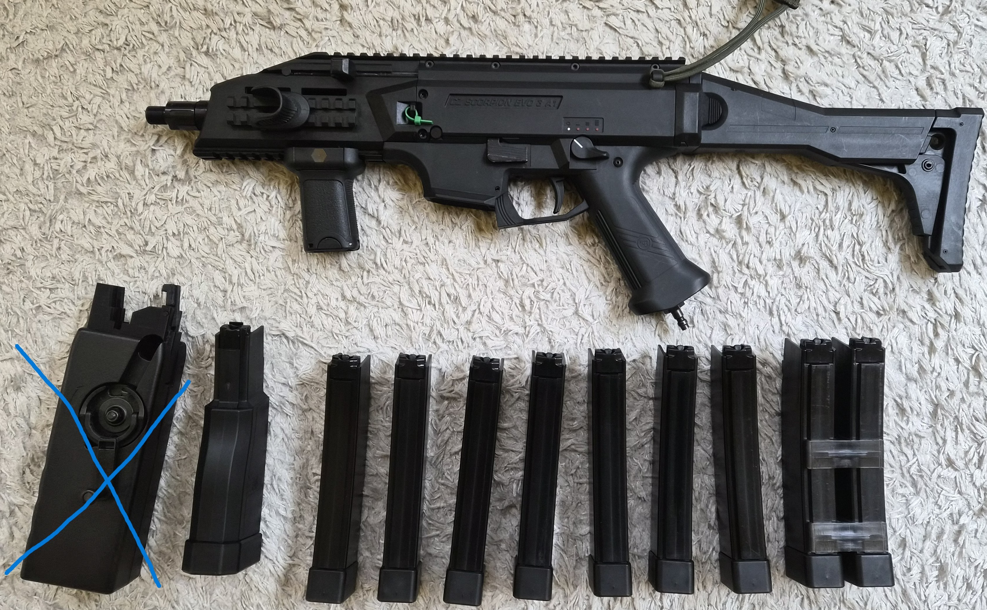 ASG Scorpion EVO, Fabryczne HPA