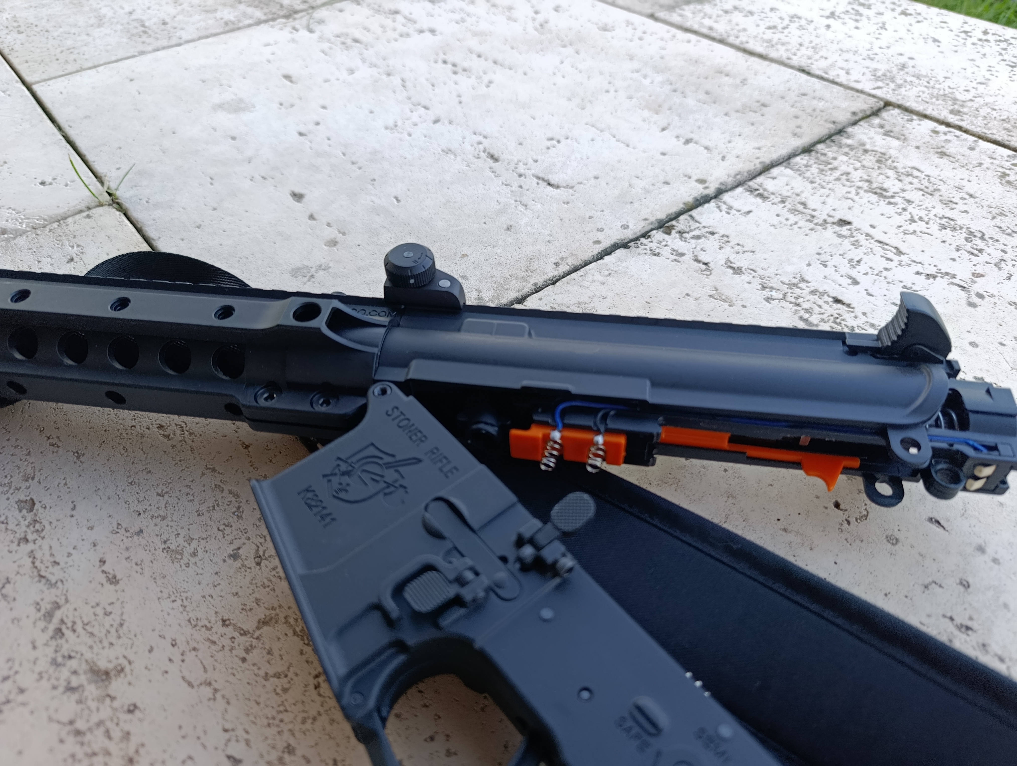 2 Karabiny na kulki żelowe gel blasters najwyższej jakości meta gearbox
