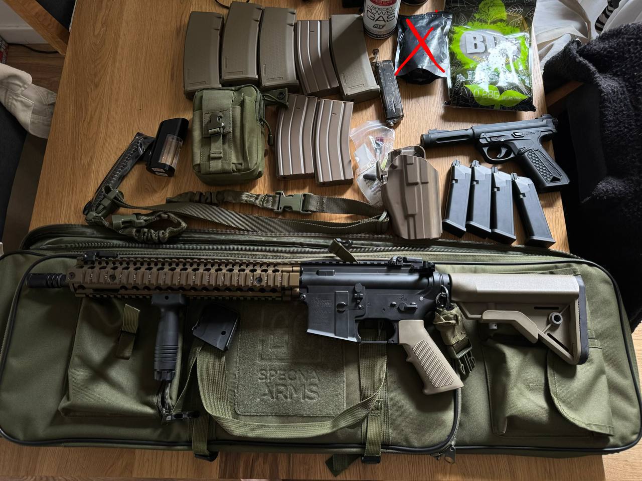 Replika ASG Specna Arms Daniel Defense® M4A1 SA-E26 EDGE™ HAL ETU™