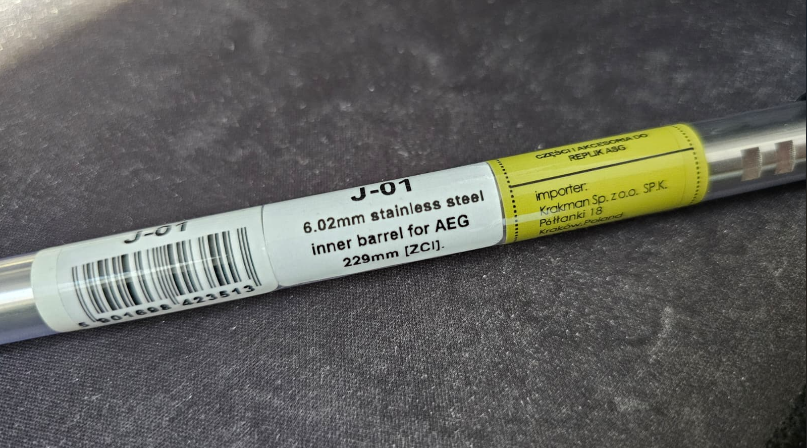 Lufa precyzyjna ZCI 6,02 229 mm