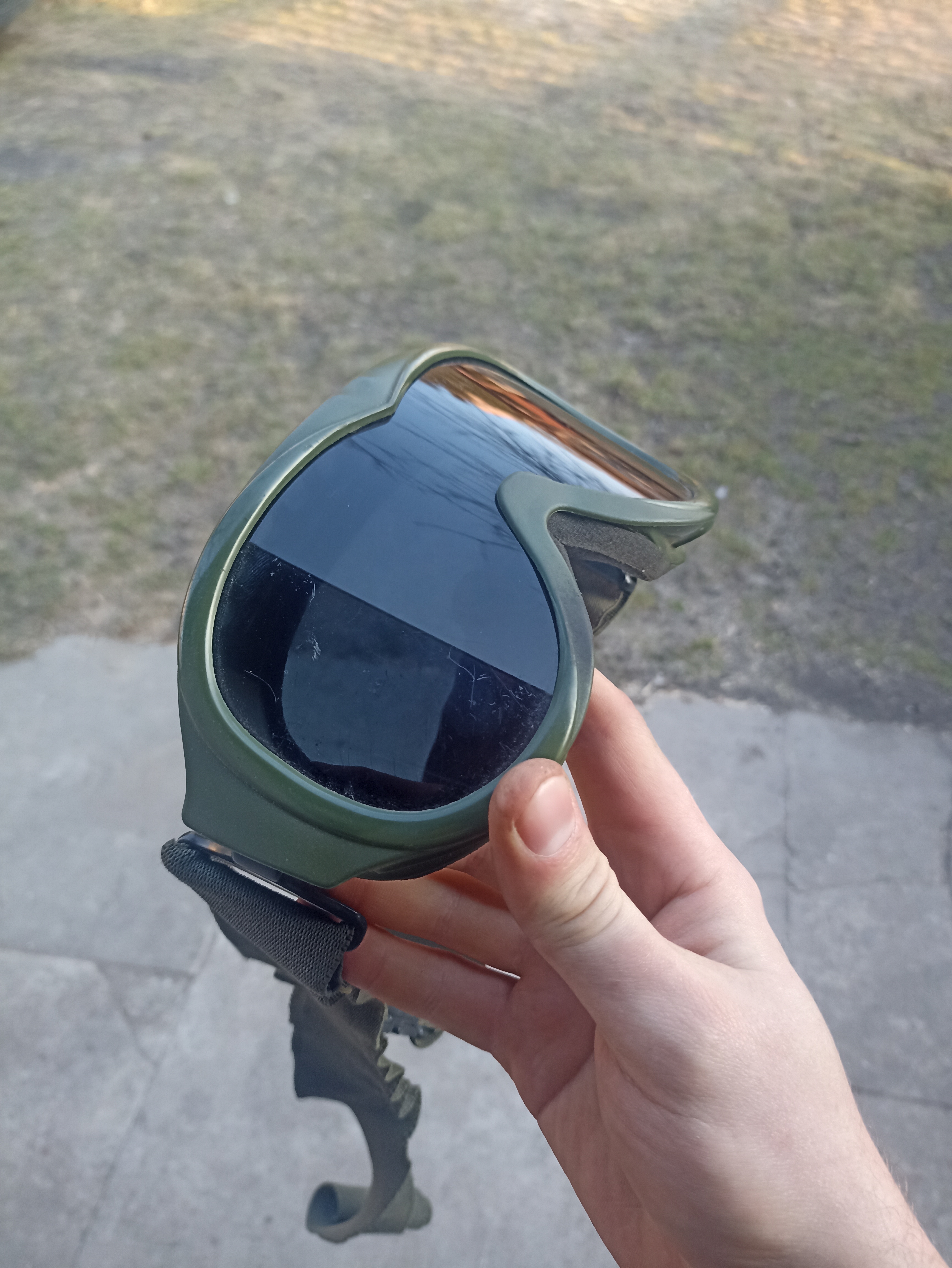 Gogle Bolle Commander rekonstrukcja oryginał