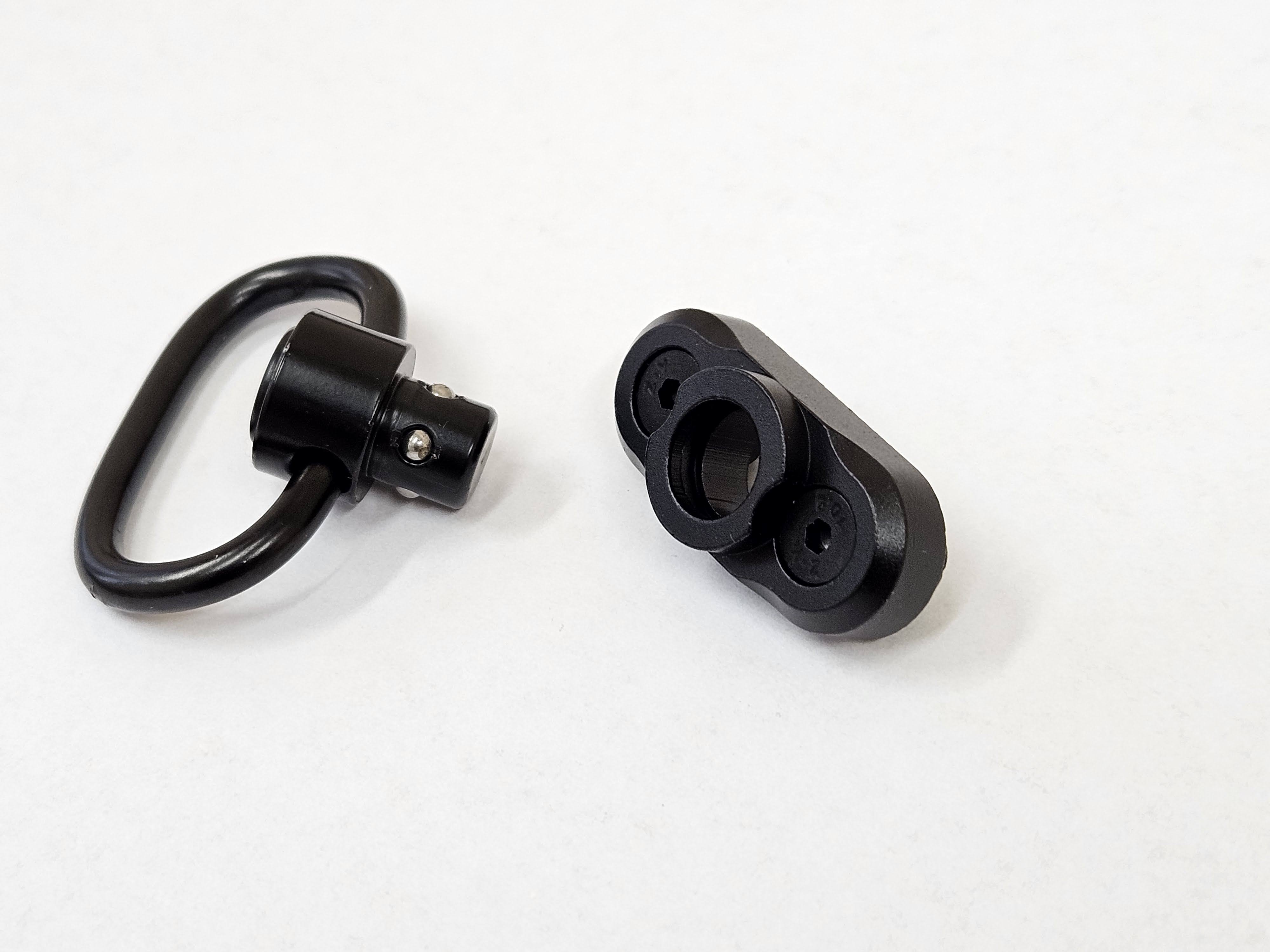 Uchwyt zawieszenia zaczep na bączek, QD, Key-Mod, M-Lok, Magpul RAS