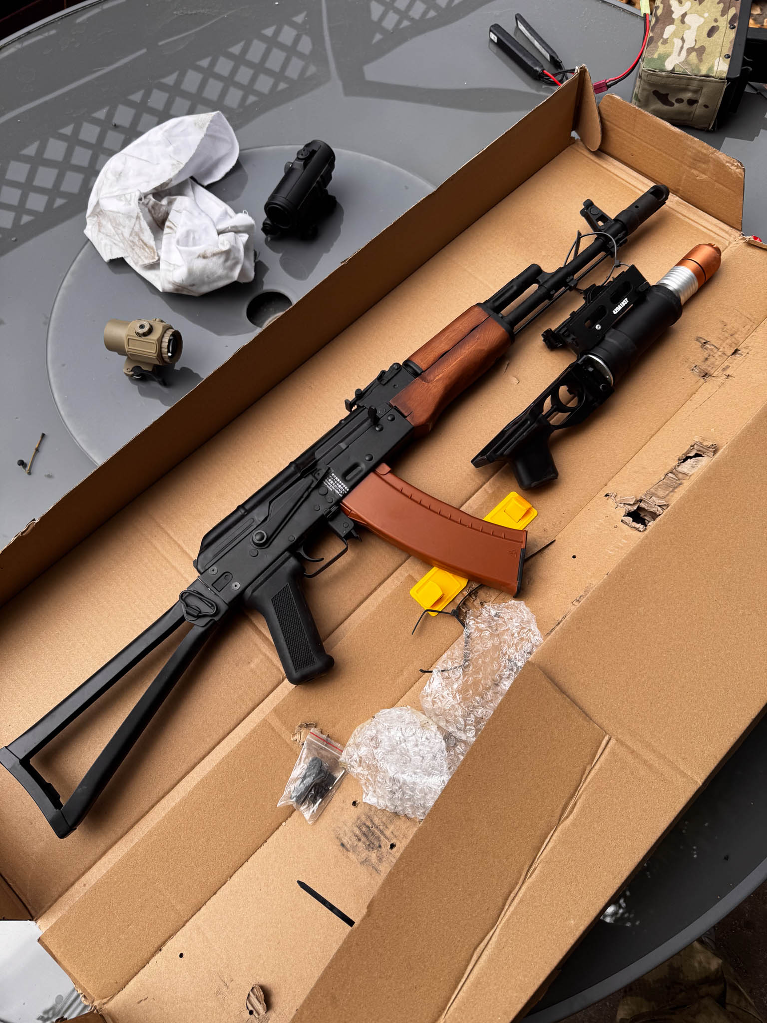 Replika karabinka 600A z granatnikiem