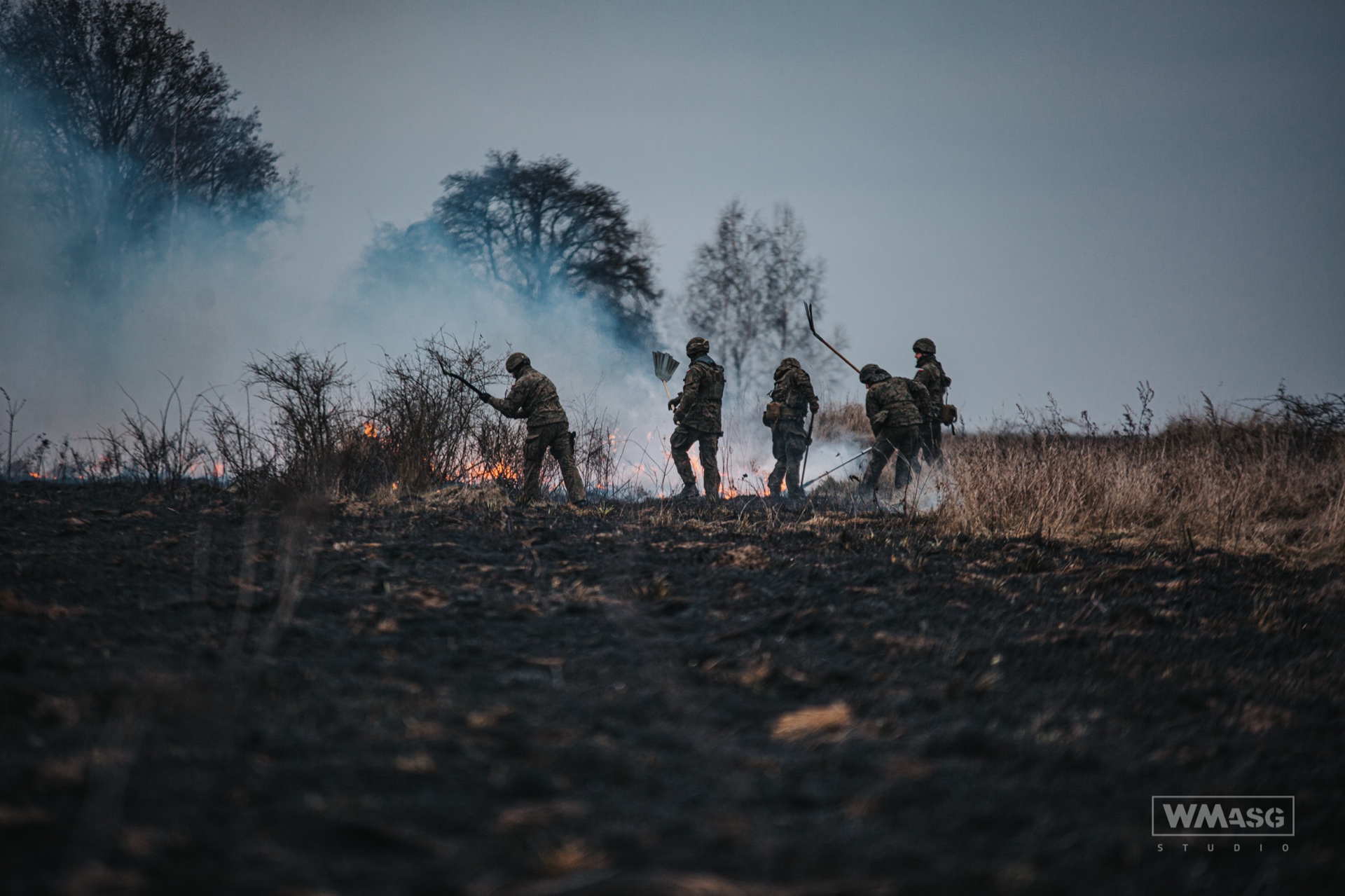 Żołnierze 6bdow na poligonie w Orzyszu (12.2020)