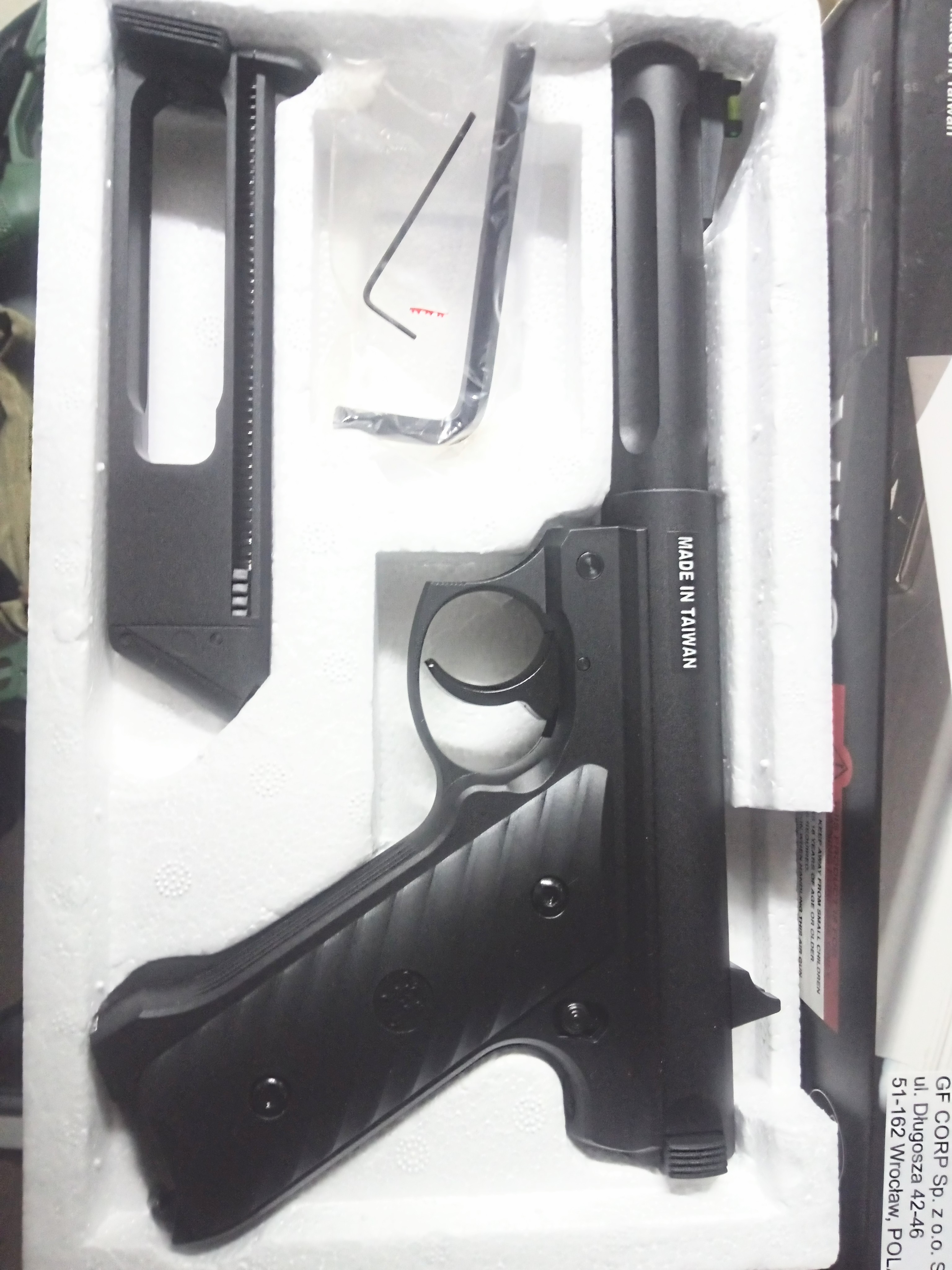 GNB RUGER MK2 KJW - NOWIUTKI + dodatkowy nowy magazynek