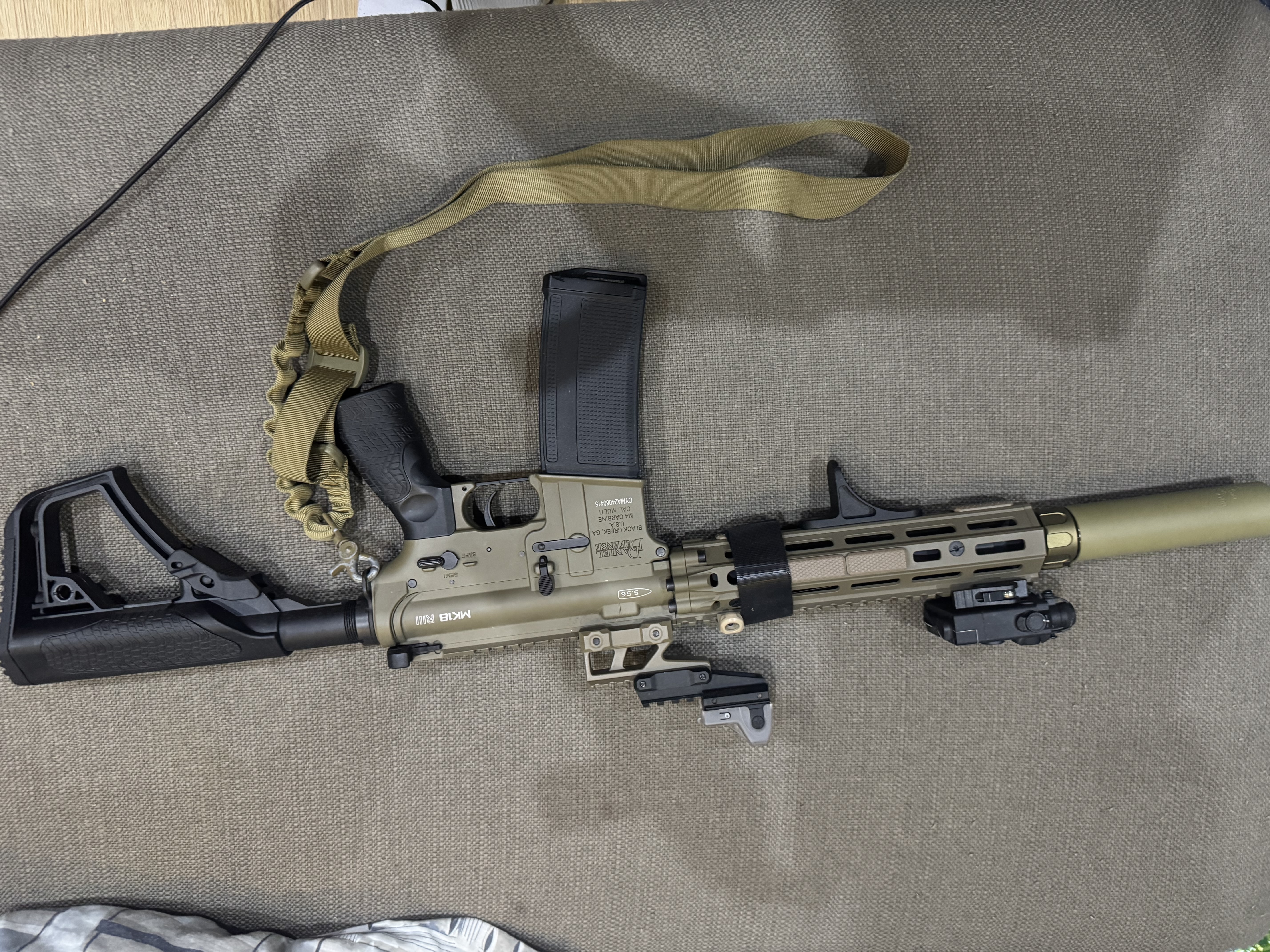Mk18 ris3 mlok daniel defence cyma