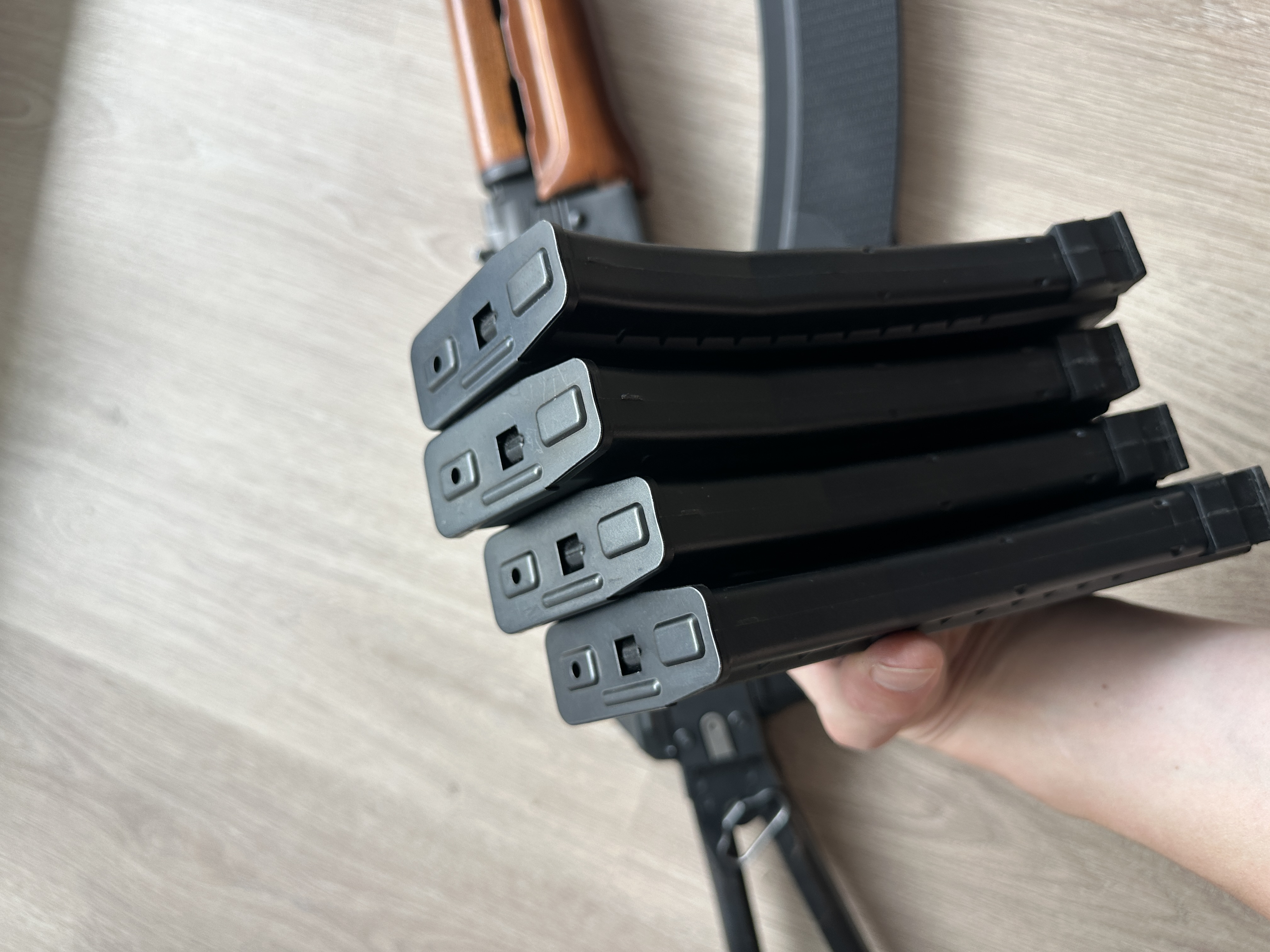 ASG AK47 / Kałasznikow – kompletny zestaw, metalowa replika + akcesoria