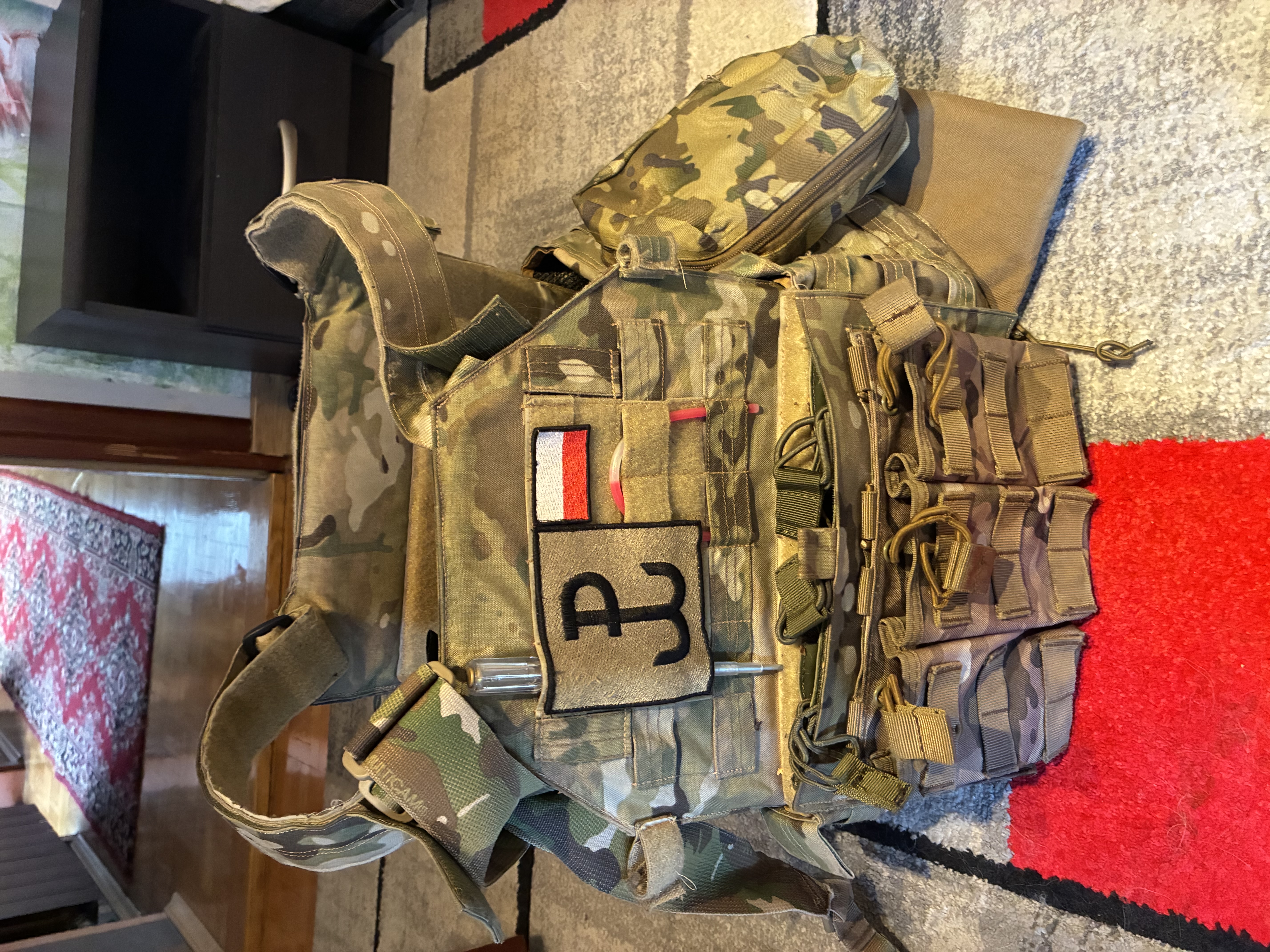 Kamizelka plate carrier multicam