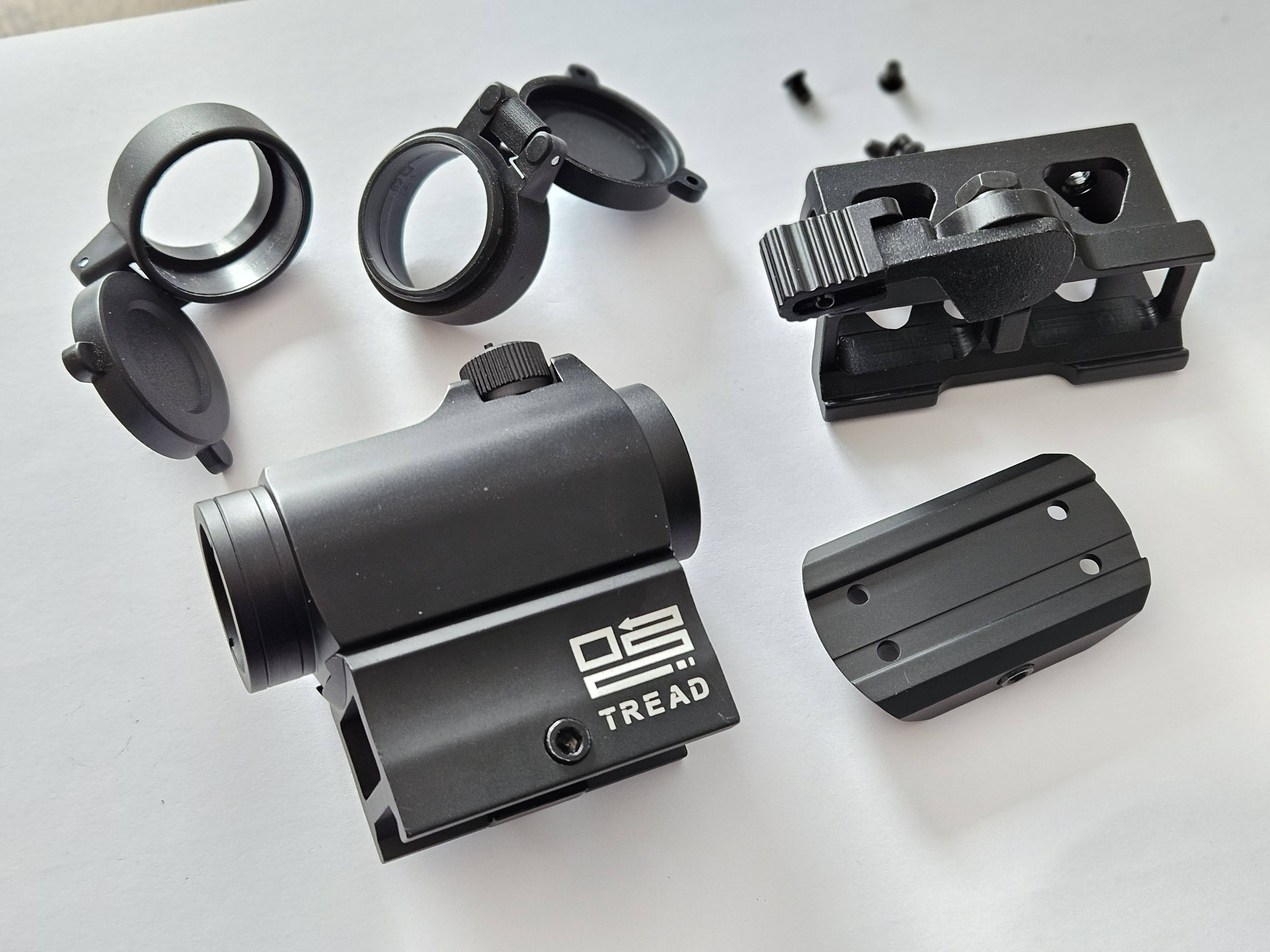 Kolimator AIM-O Aimpoint micro T1 replika, różne montaże wysoki, niski, QD