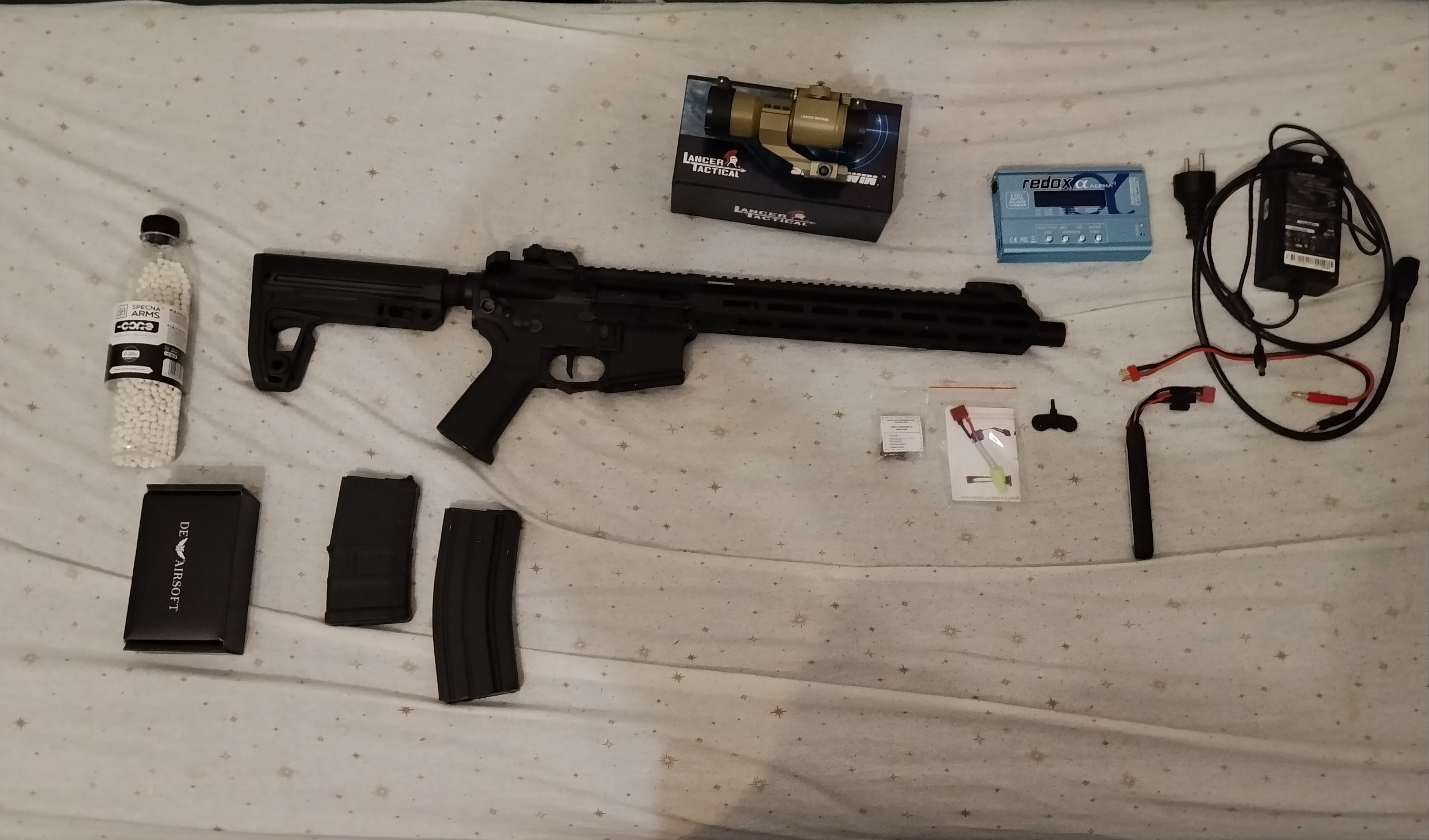 Replika ASG gotowa do gry pełen zestaw