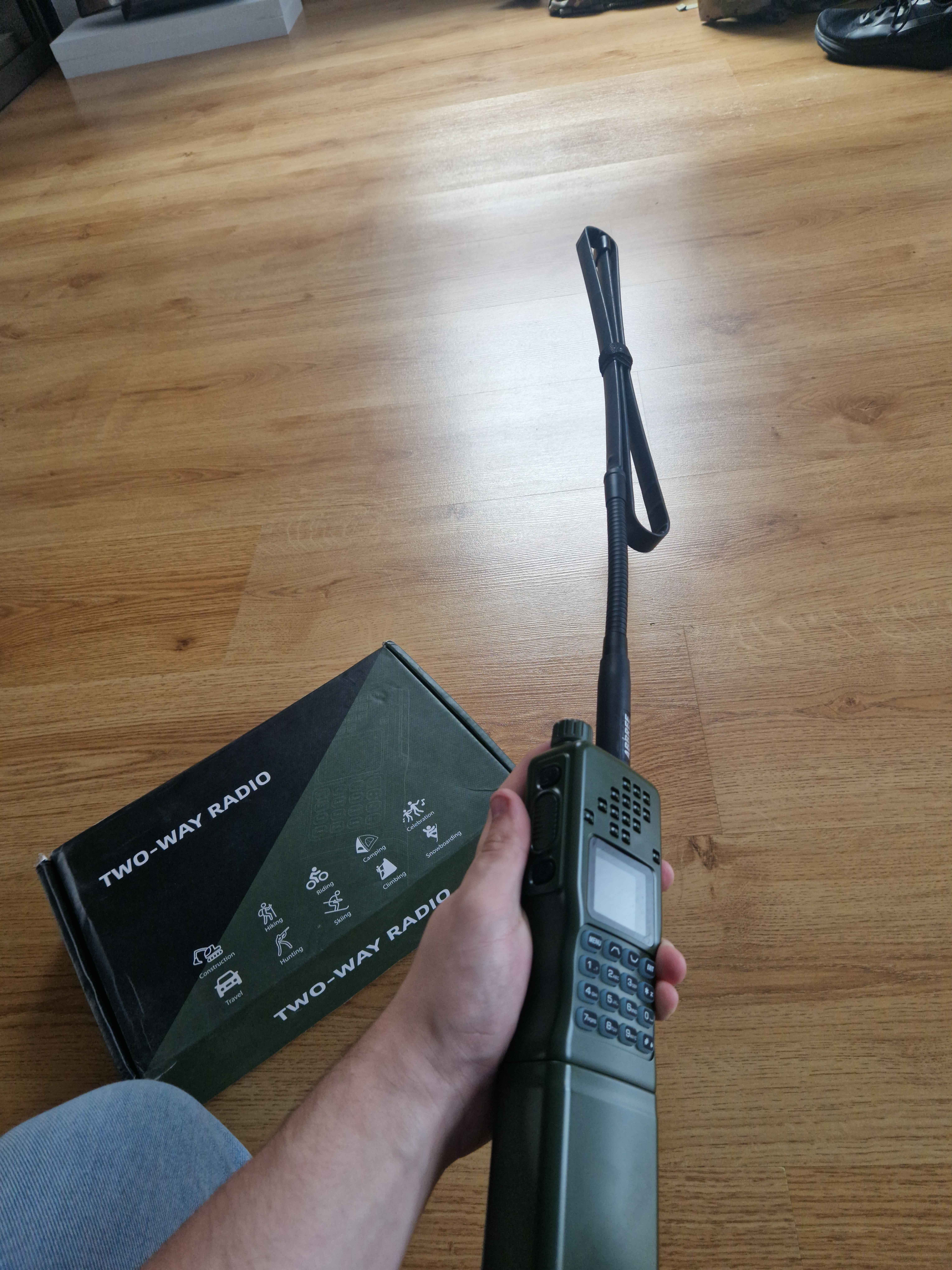 Radio baofeng AR-152 + antena 124cm gooseneck